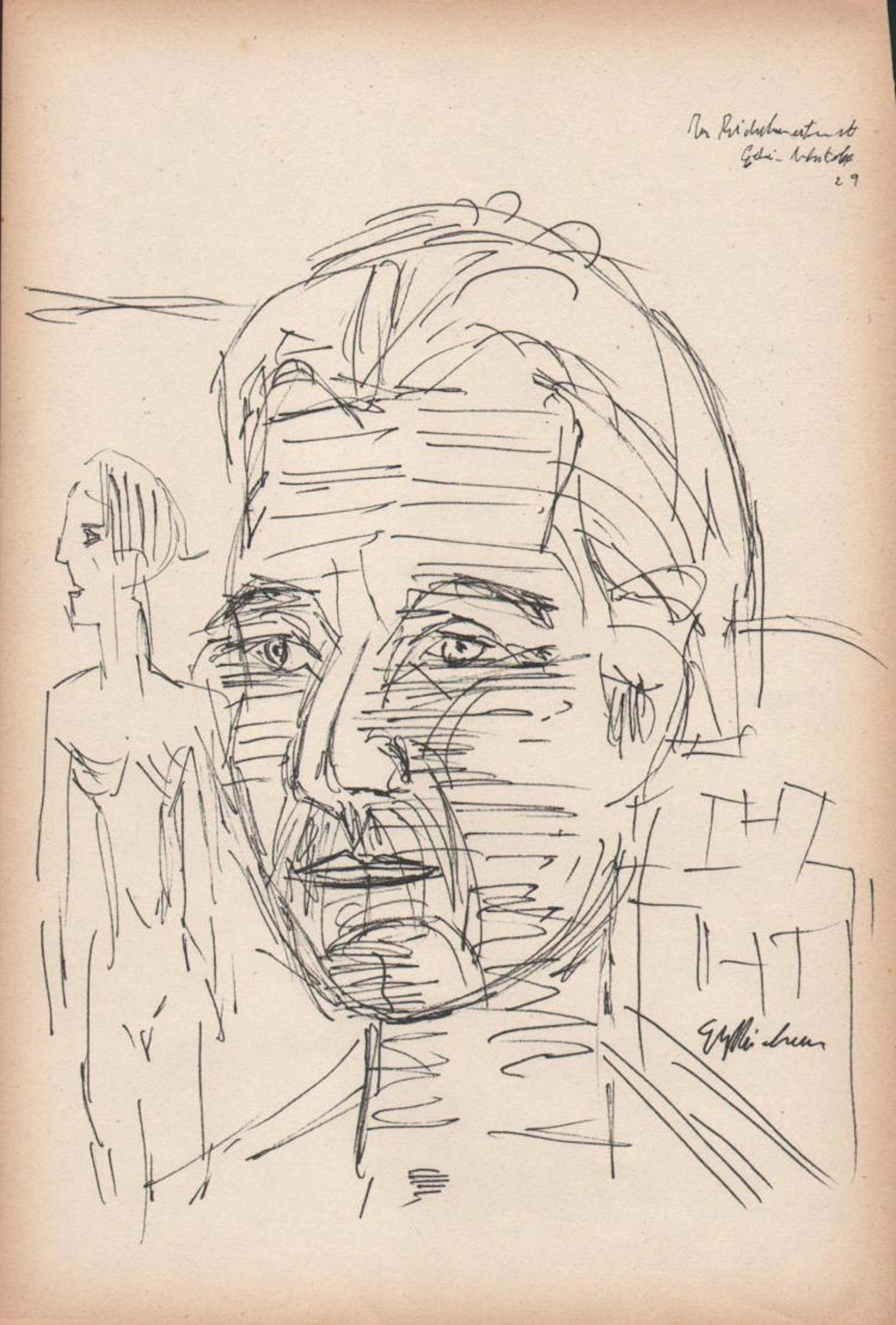 ERNST LUDWIG KIRCHNER - Portrait und Akt