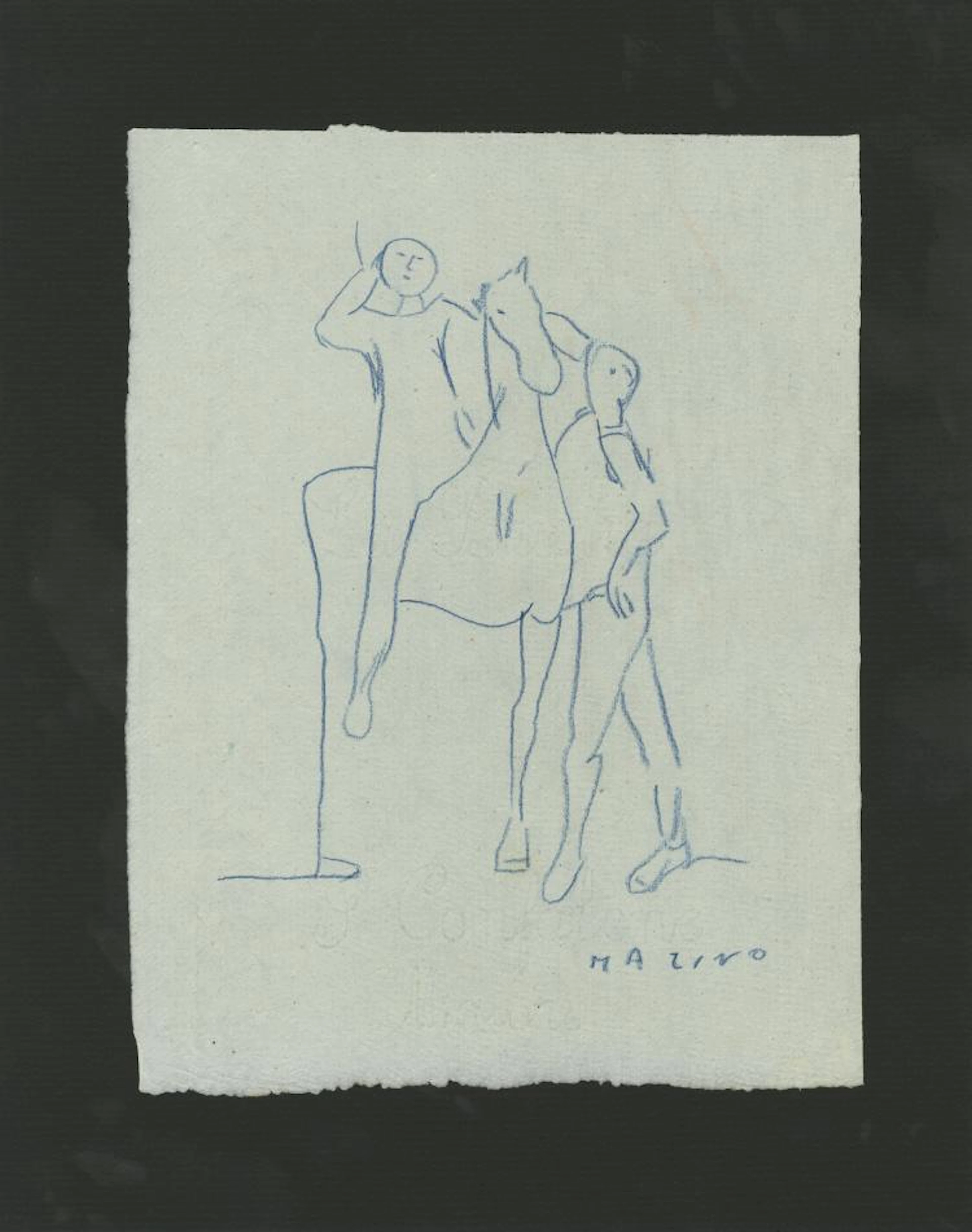 MARINO MARINI - Cavallo e Cavaliere