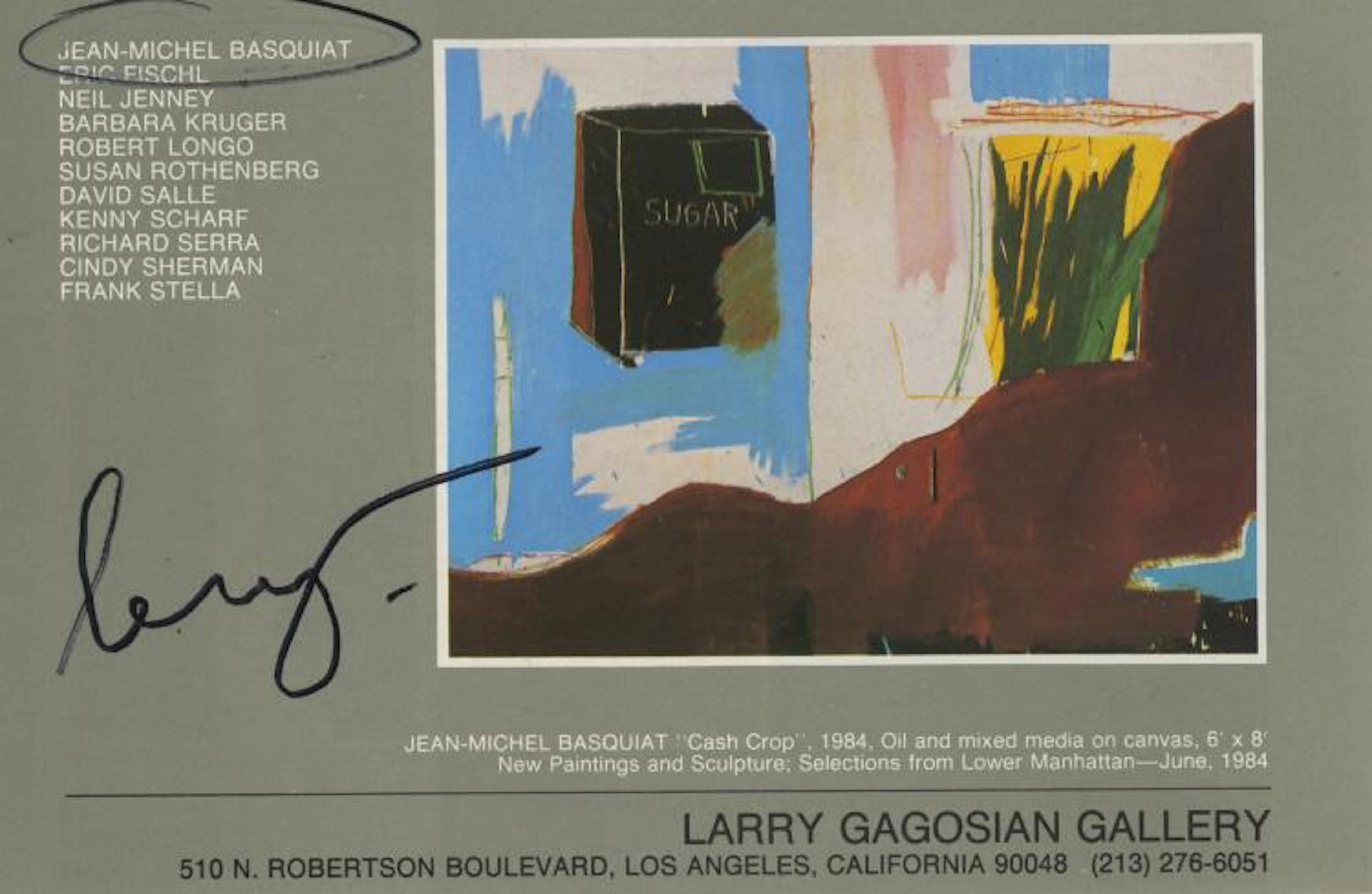 JEAN-MICHEL BASQUIAT - Cash Crop