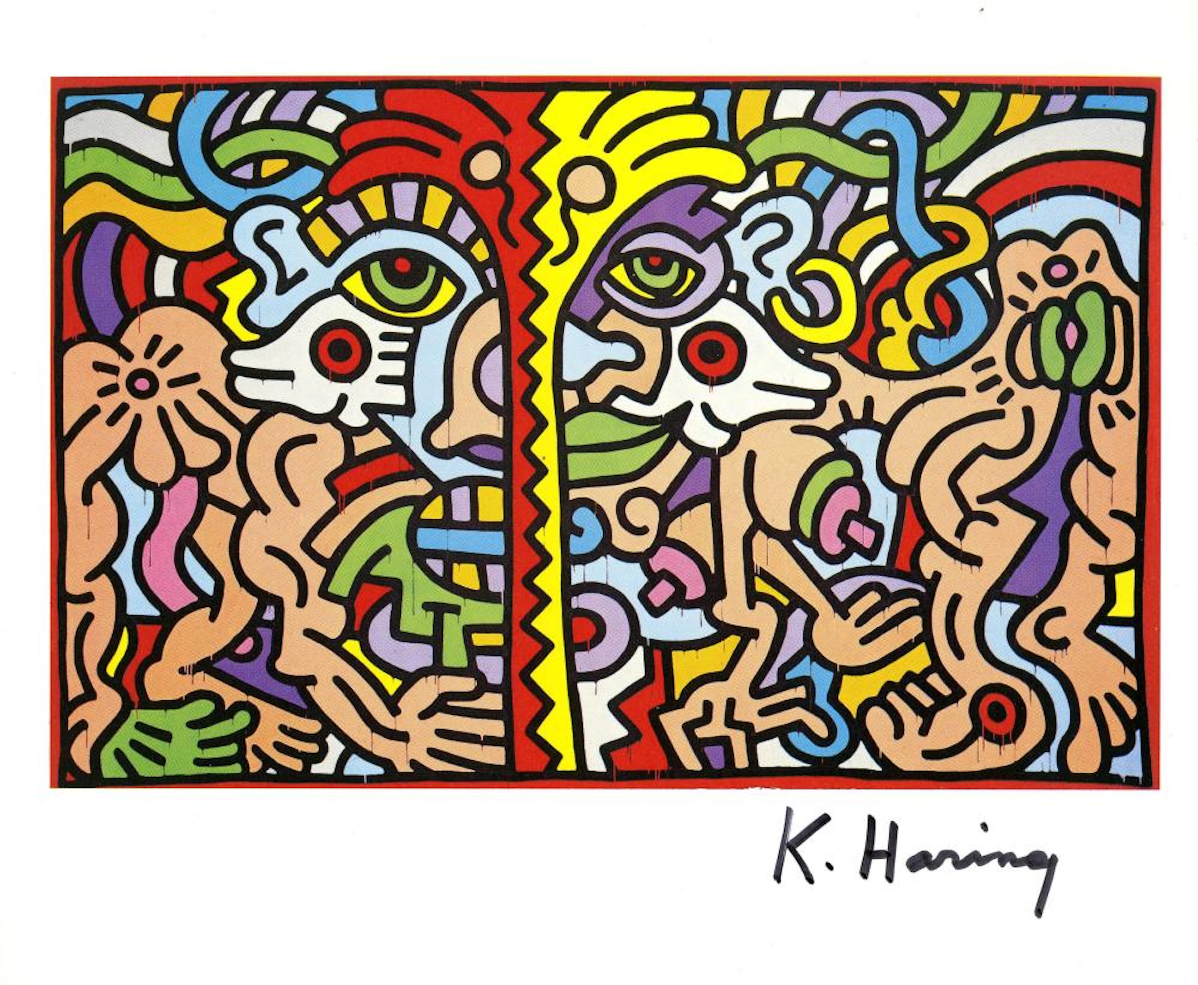 KEITH HARING - Dolphin Man