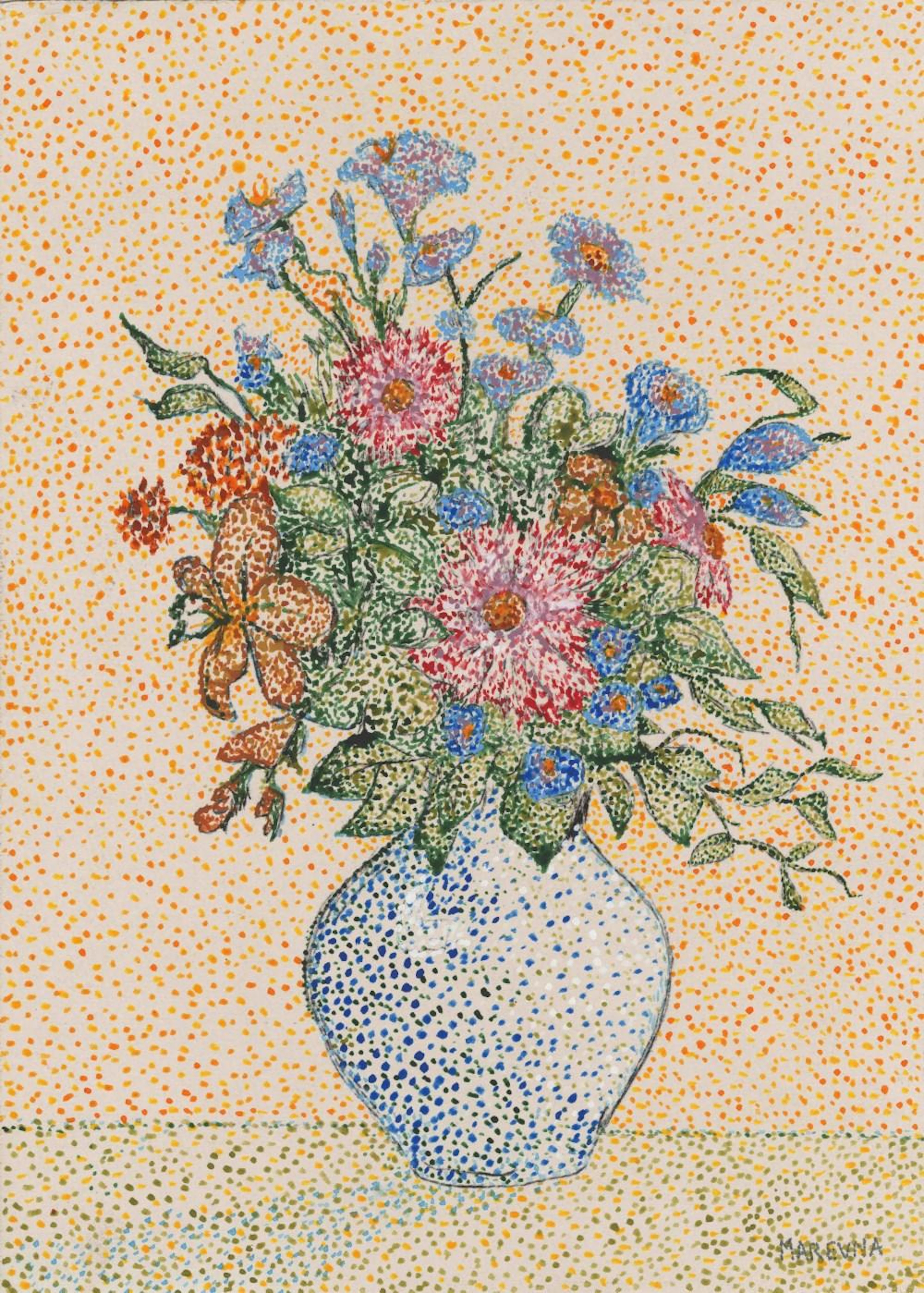 MARIE VOROBIEFF MAREVNA - Bouquet de fleurs