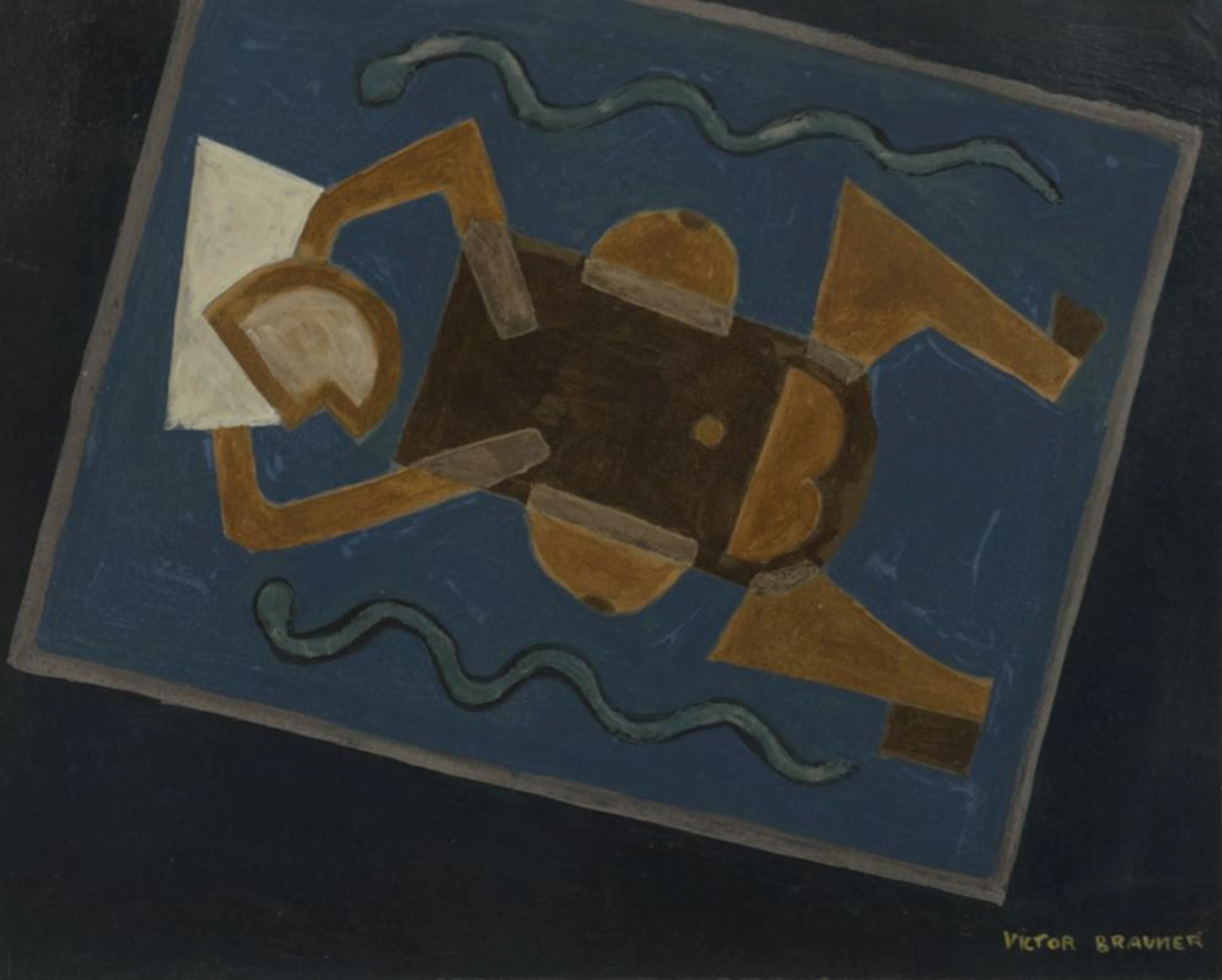 VICTOR BRAUNER - Femme et serpents