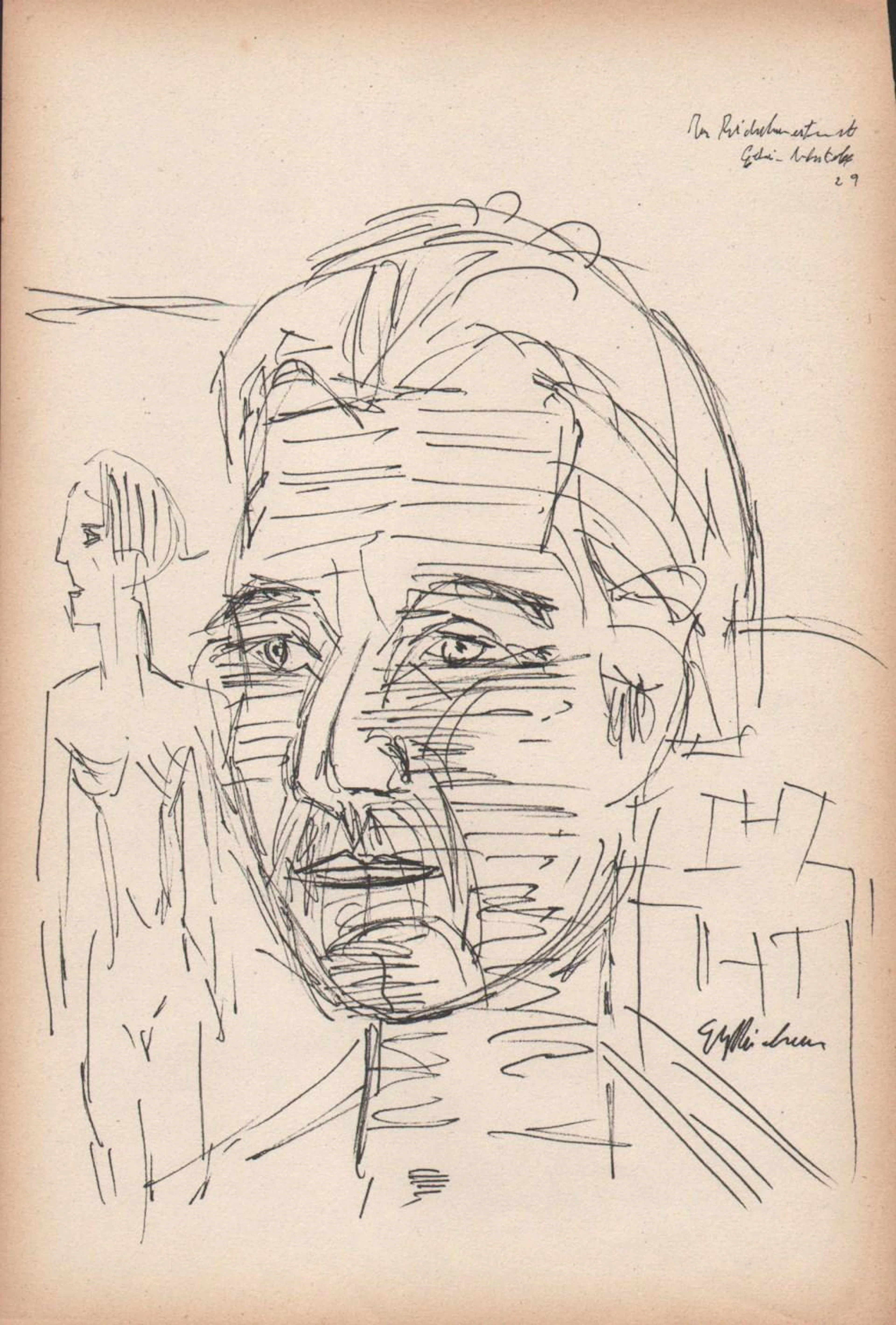 ERNST LUDWIG KIRCHNER - Portrait und Akt