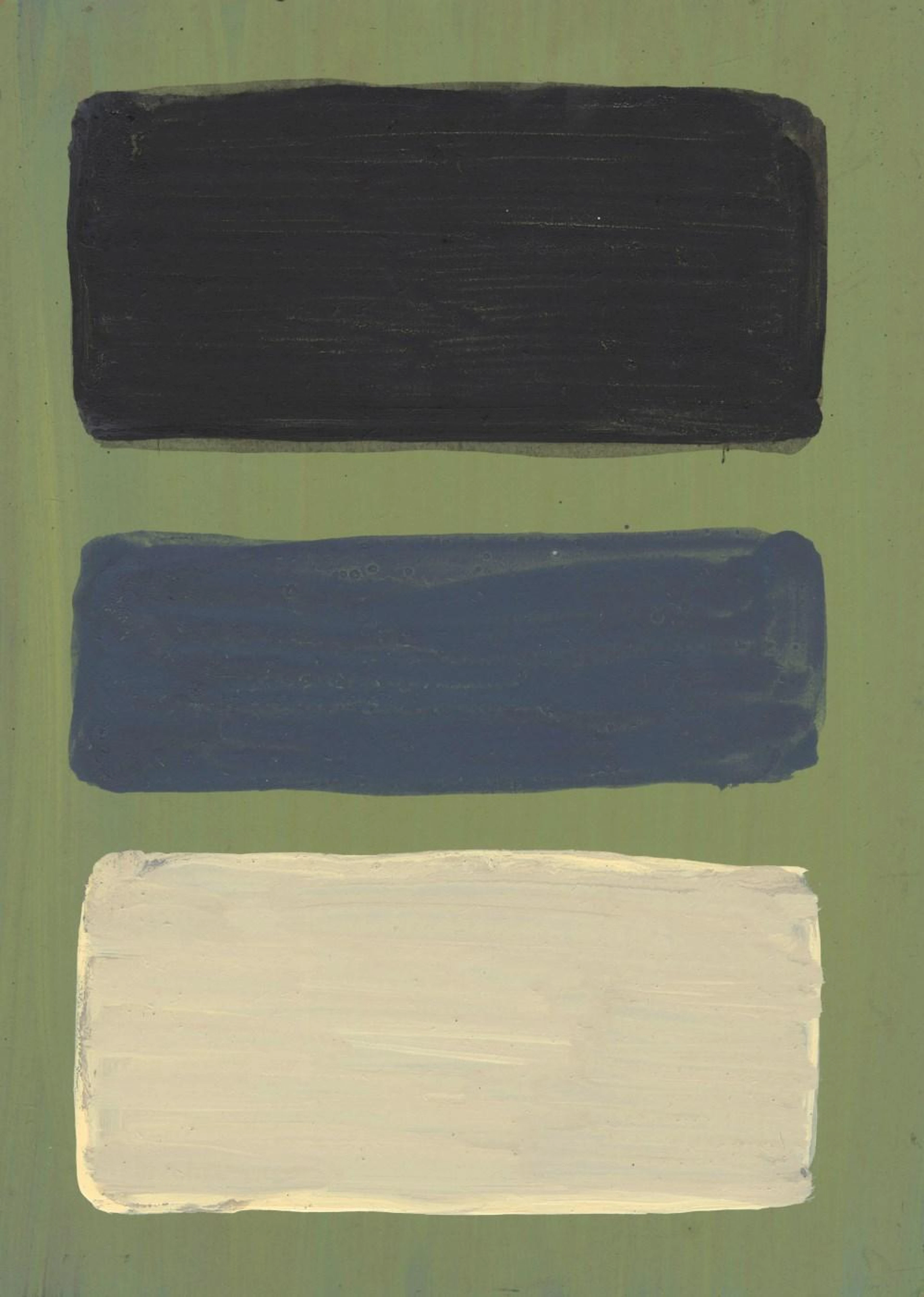 MARK ROTHKO - Untitled (Olive Green) - Oil on wood panel