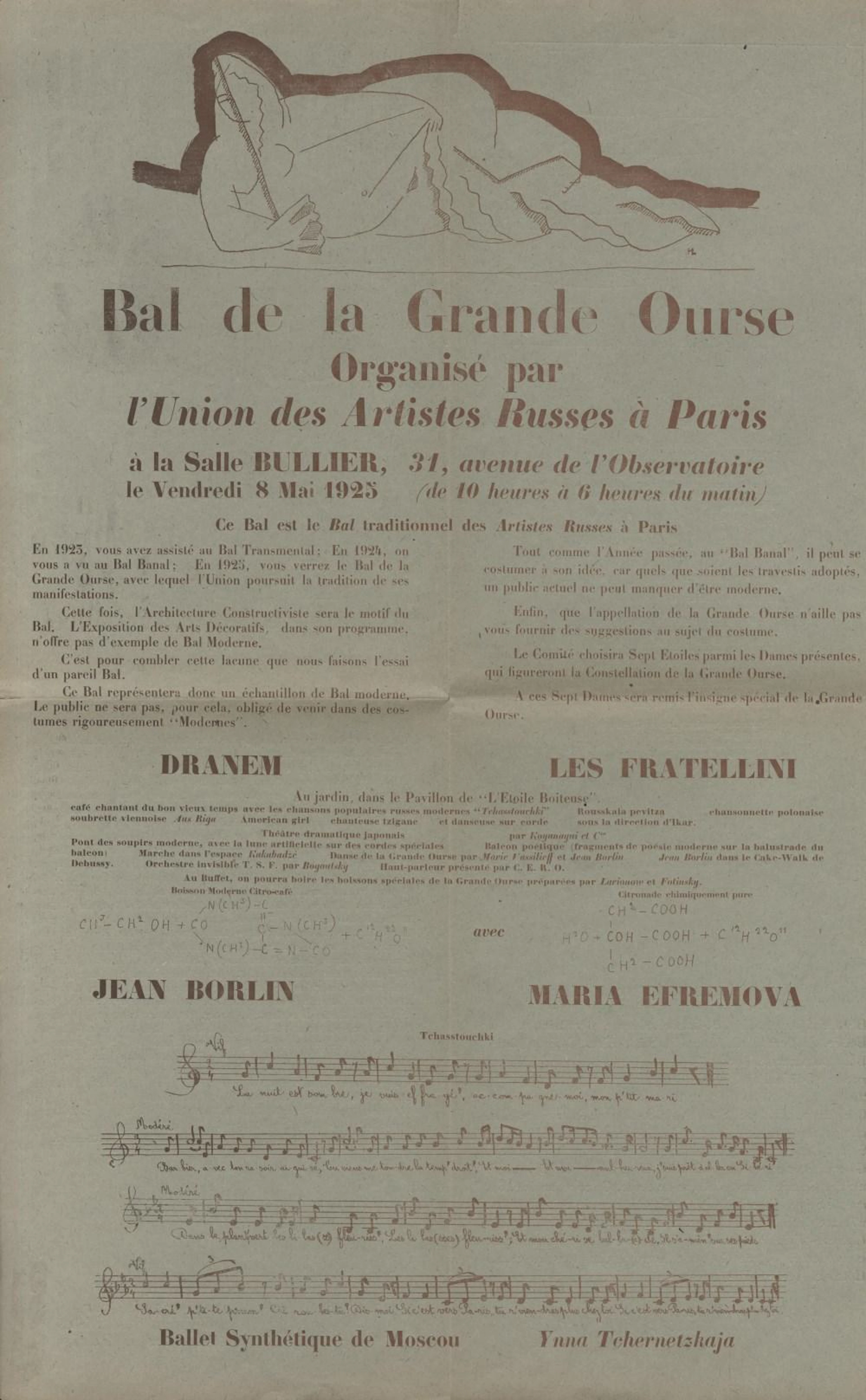 MIKHAIL LARIONOV - Bal de Grande Ourse?8 Mai 1925...