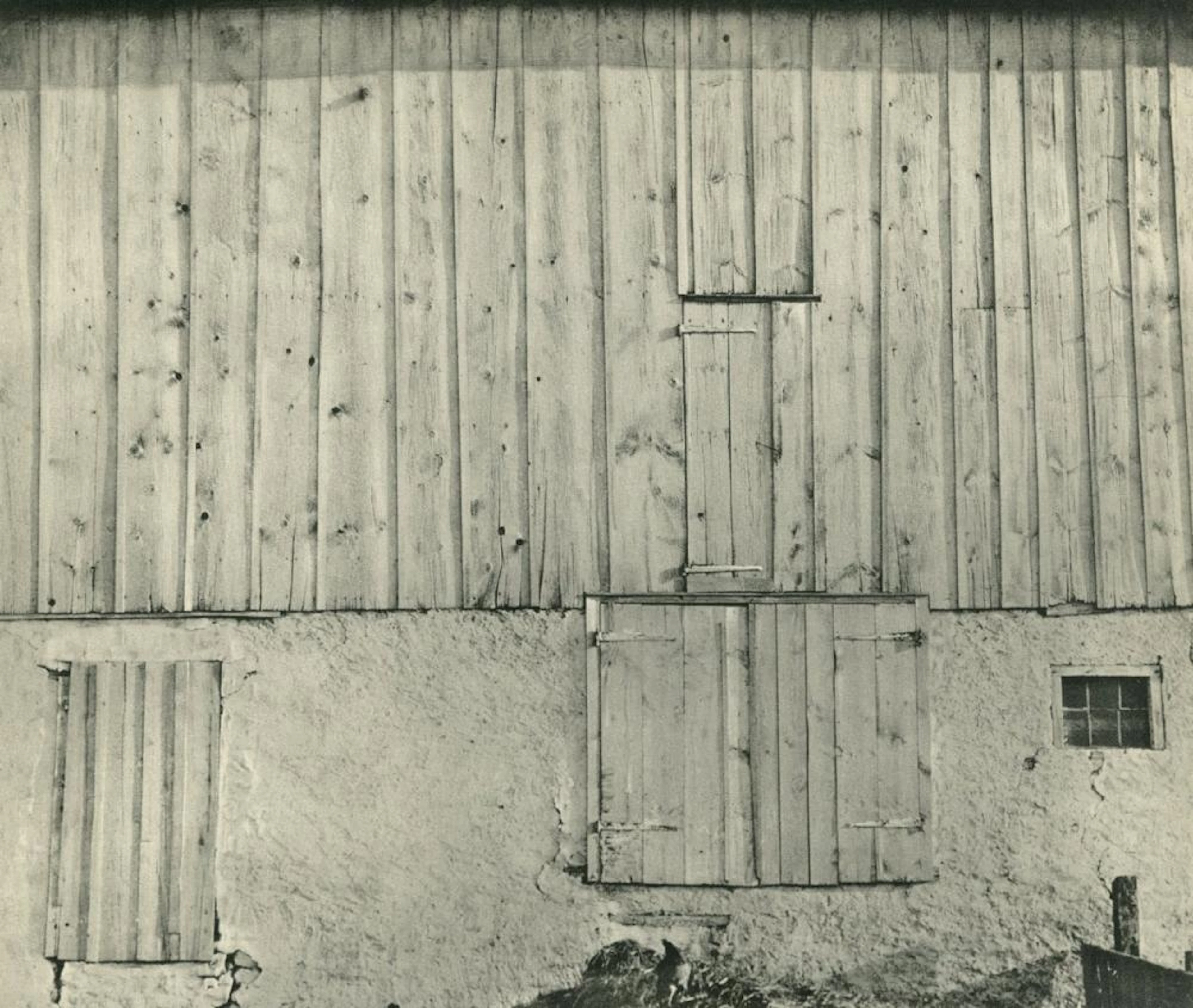 CHARLES SHEELER - Side of White Barn - Original vintage photogravure