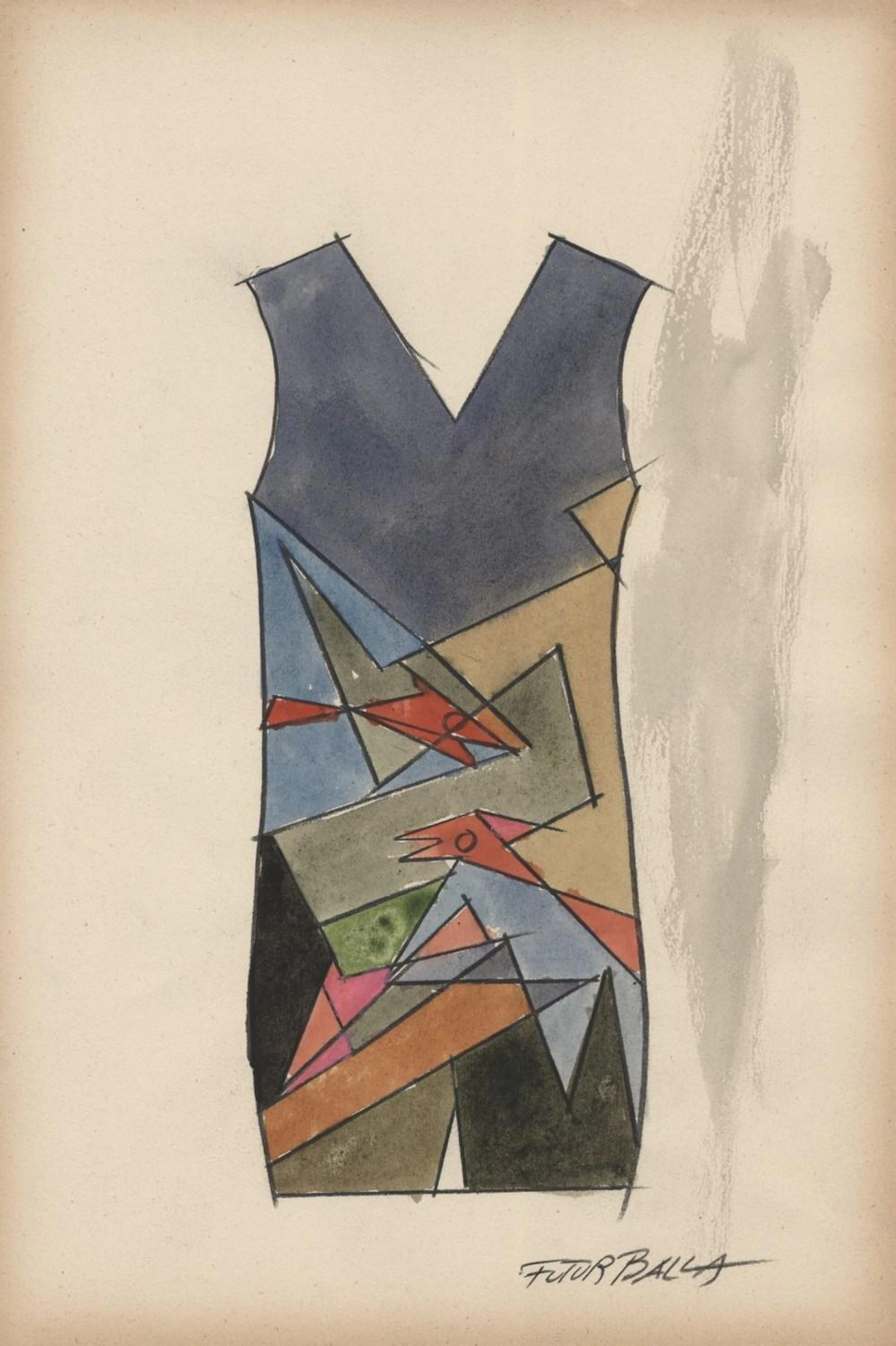 GIACOMO BALLA - Progetto: Abbigliamento Futuristico...
