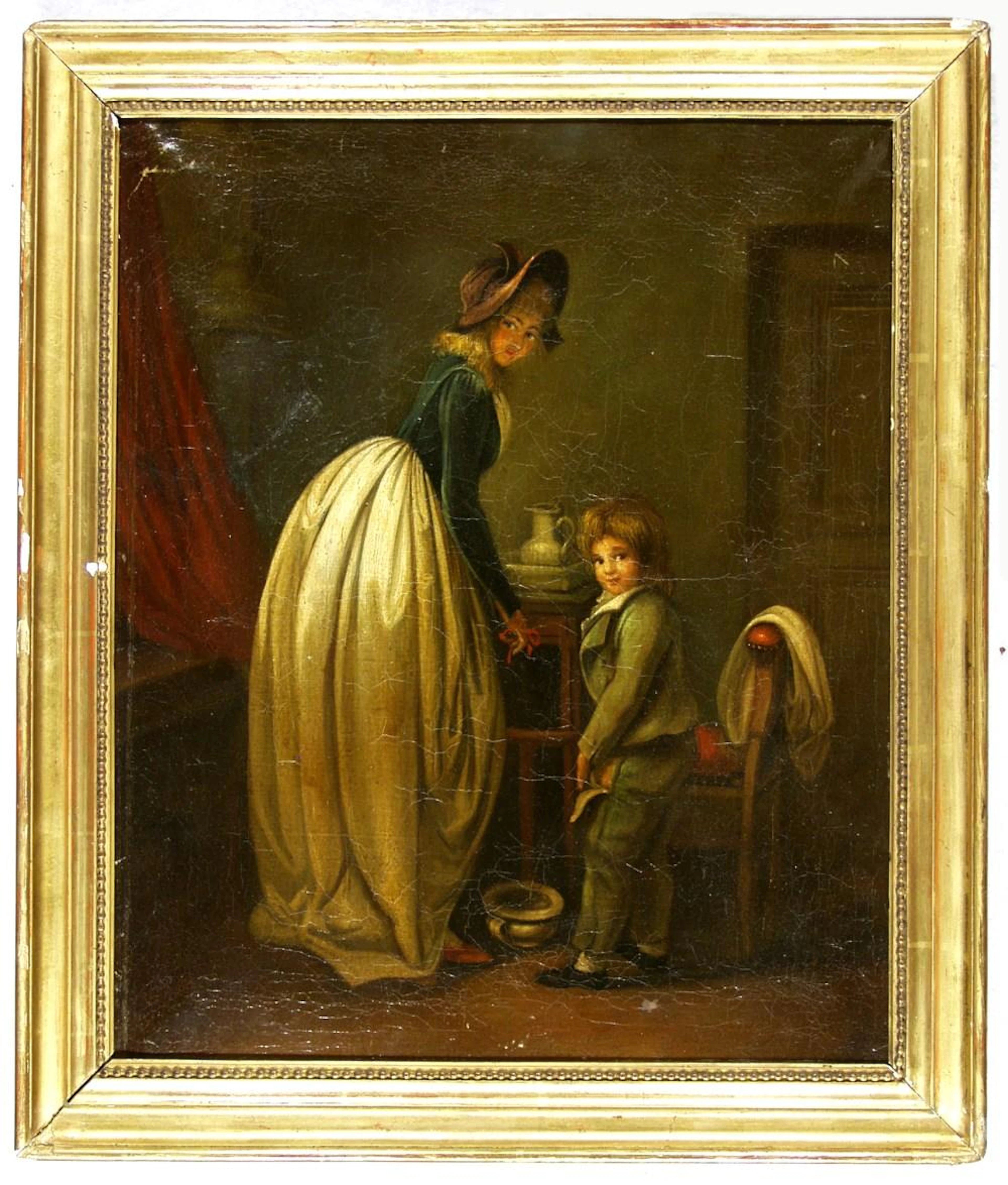 JEAN-BAPTISTE SIMÉON CHARDIN - Le pot de chambre - Oil on canvas