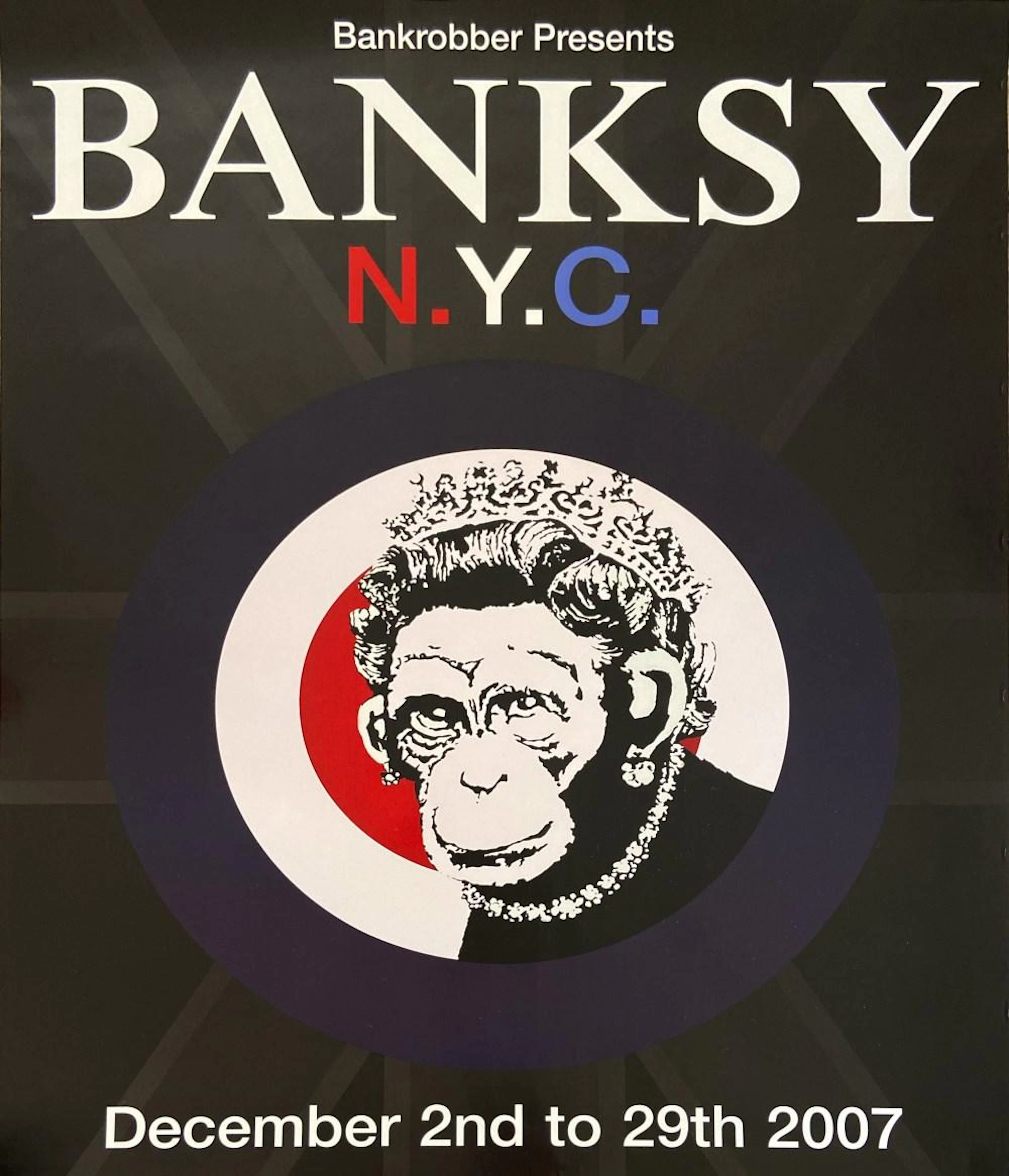 BANKSY - Monkey Queen - Color offset lithograph