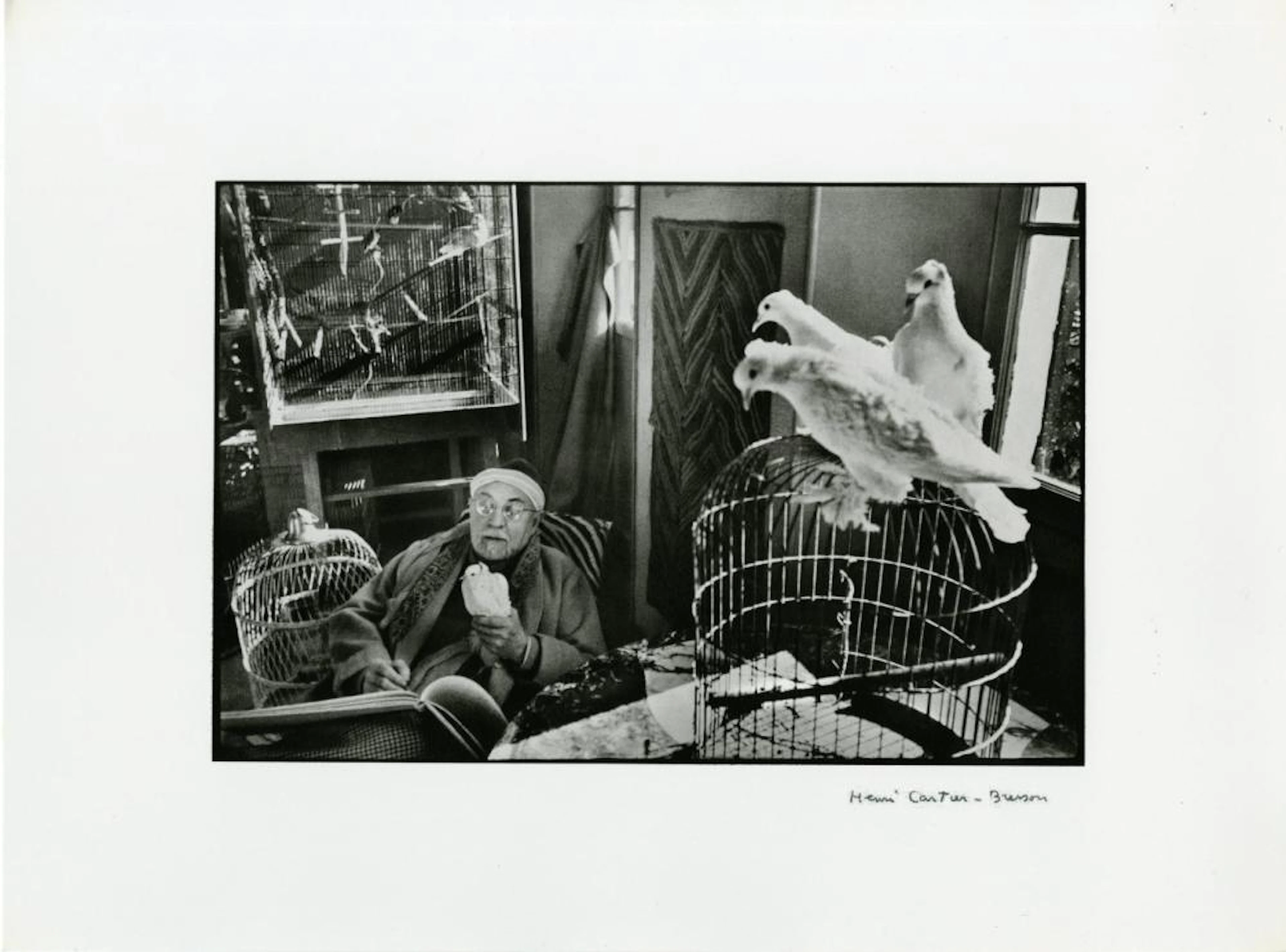 HENRI CARTIER-BRESSON - Henri Matisse with Birds