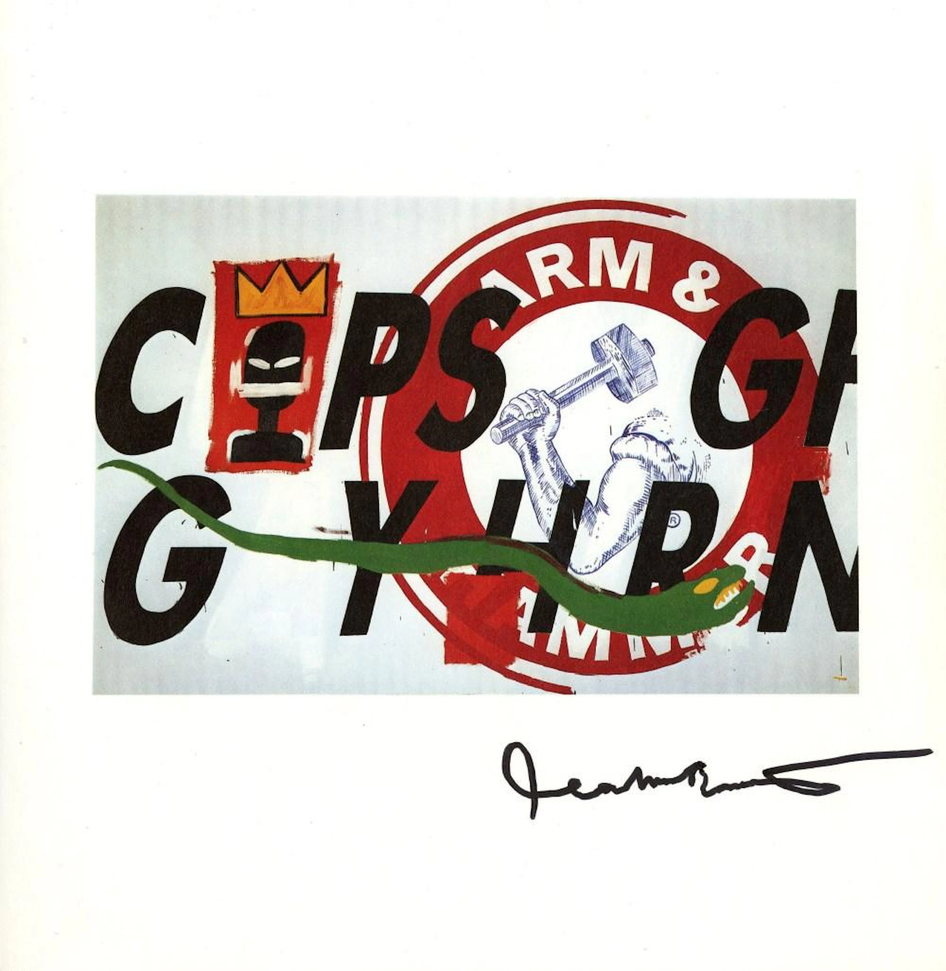 JEAN-MICHEL BASQUIAT & ANDY WARHOL - Collaboration No.15...