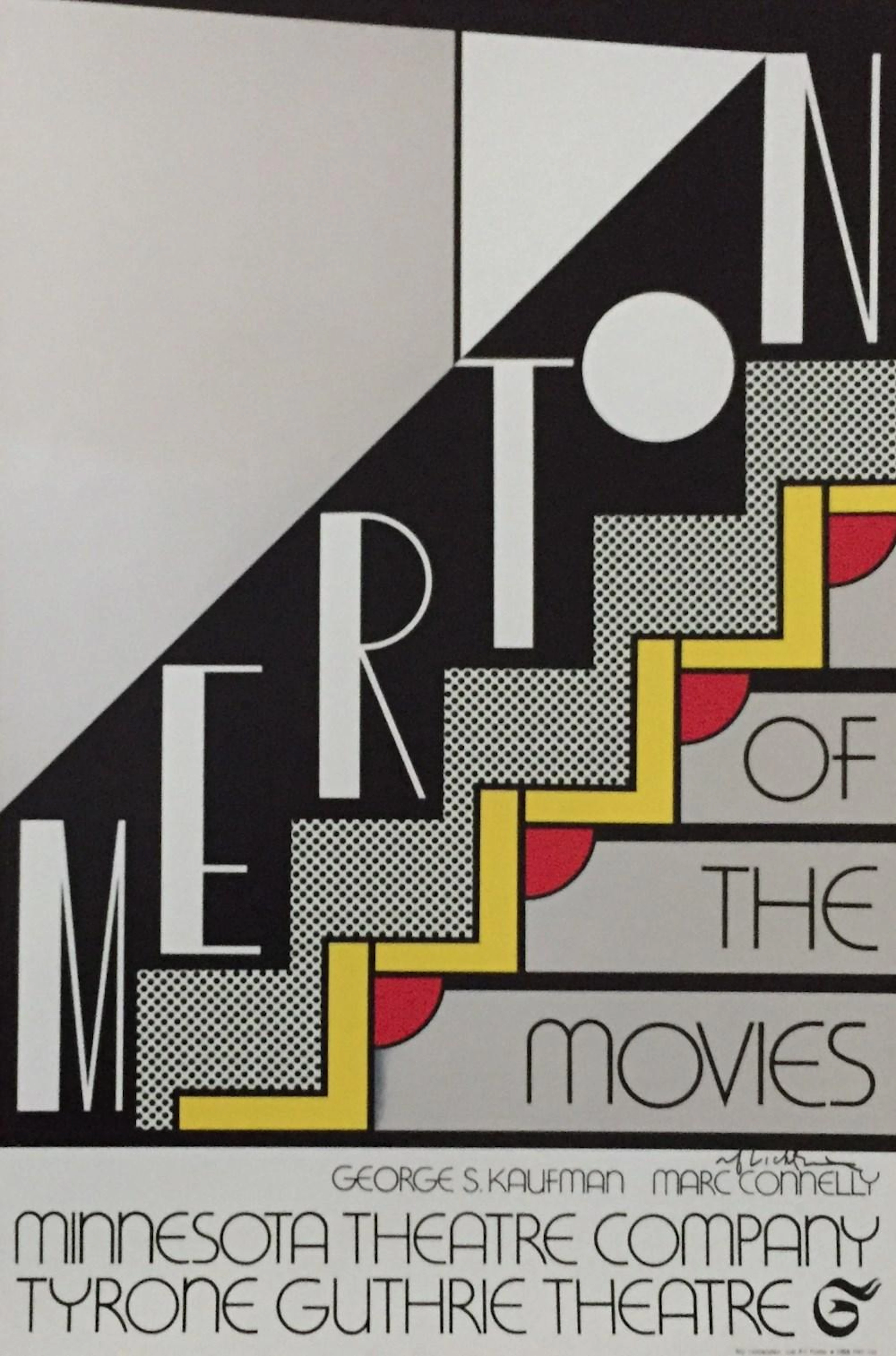 ROY LICHTENSTEIN - Merton of the Movies - Color silkscree