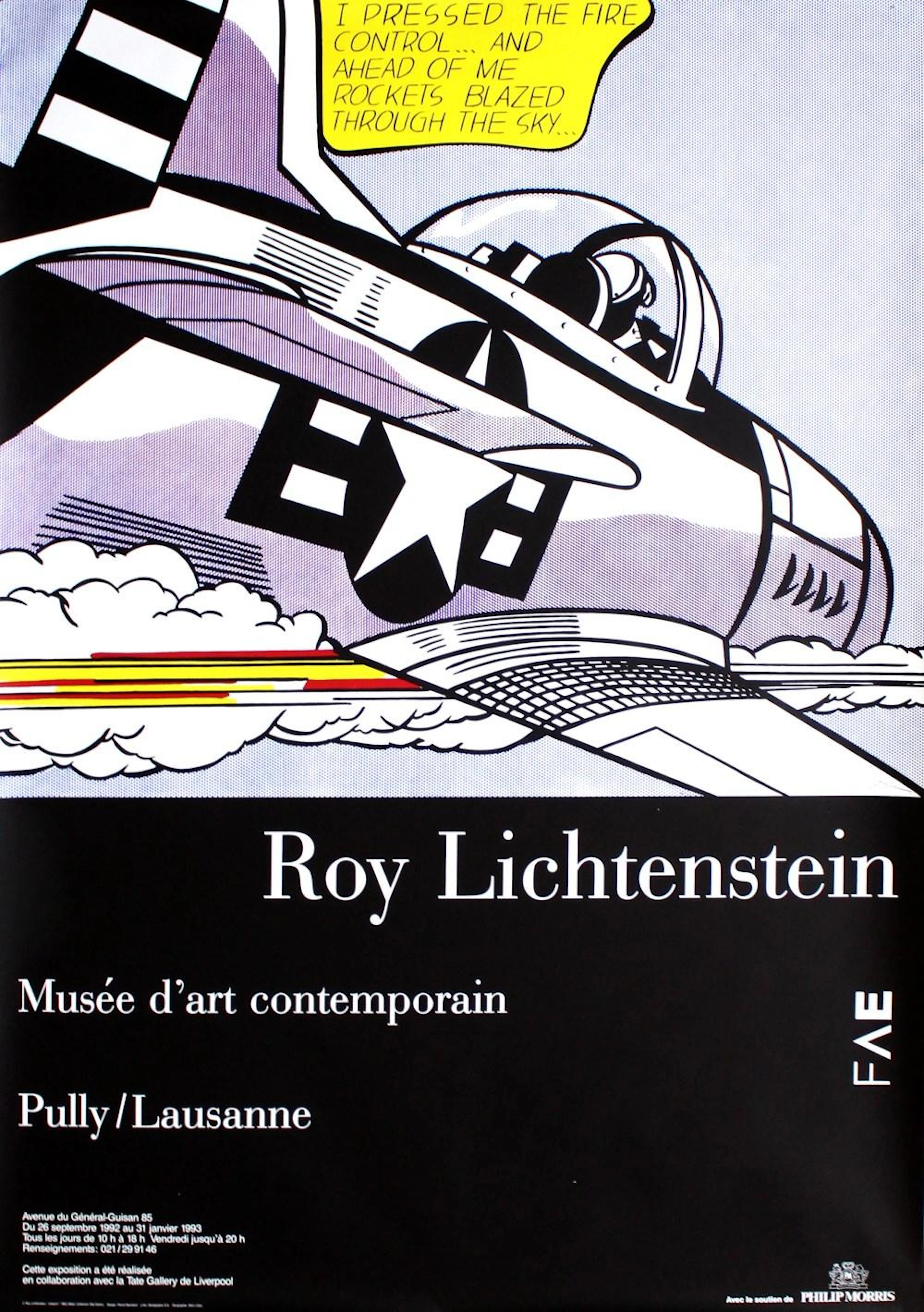 ROY LICHTENSTEIN - Whaam! - Color lithograph and silkscree