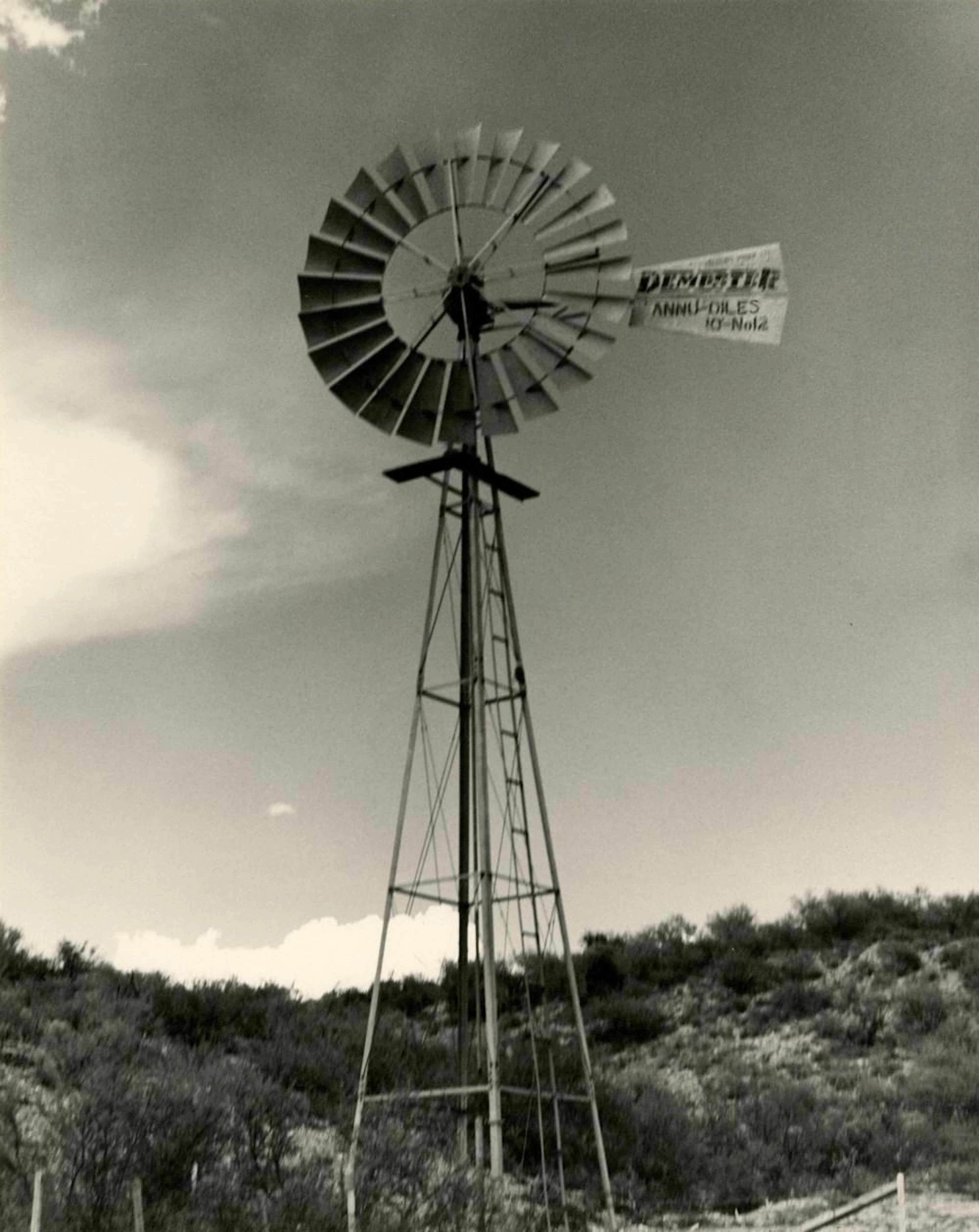 HOWARD E. DILS, JR. - Windmill, Arizona - Vintage gelatin silver print