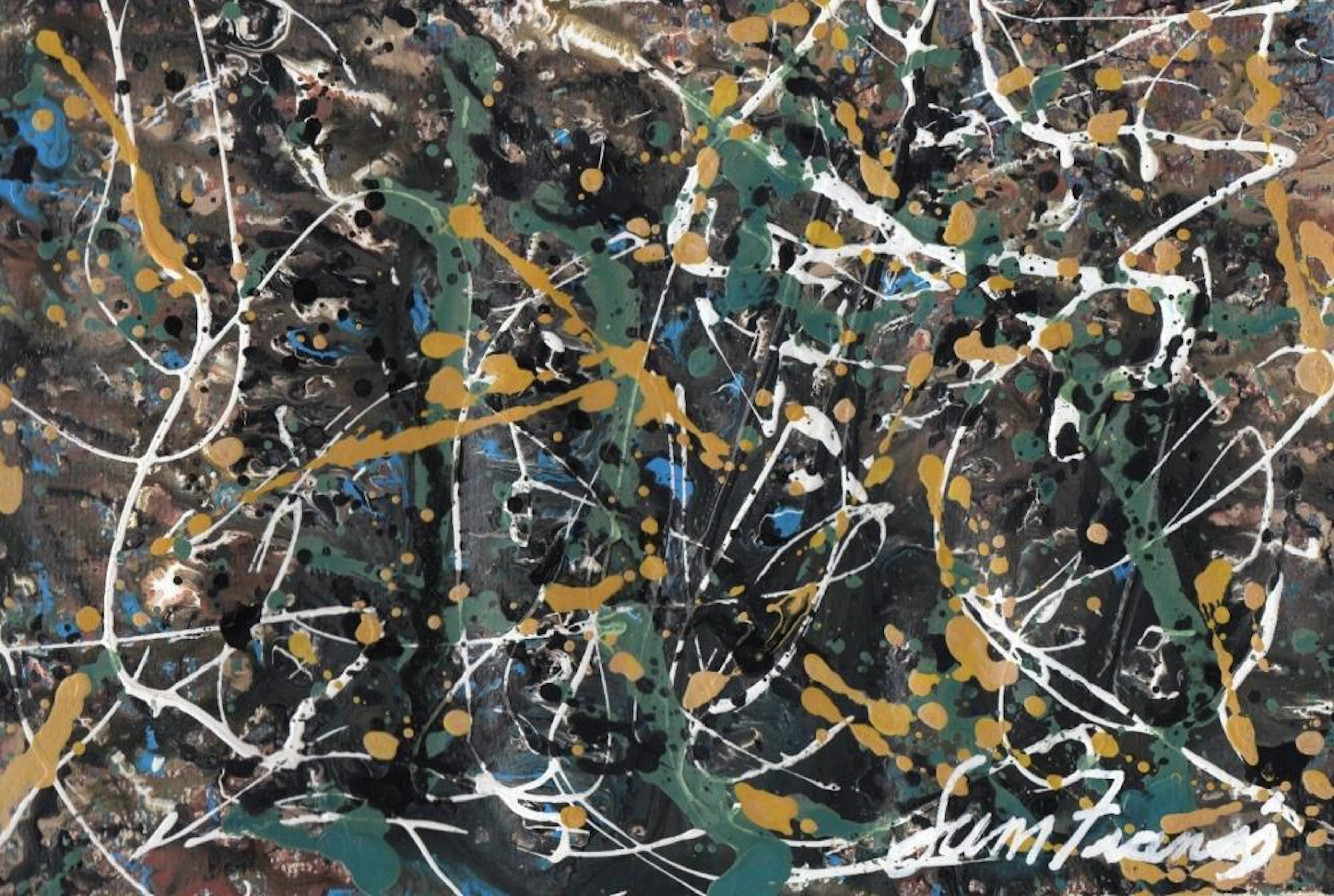 SAM FRANCIS [d'apres] - Sans titre - Acrylic on paper