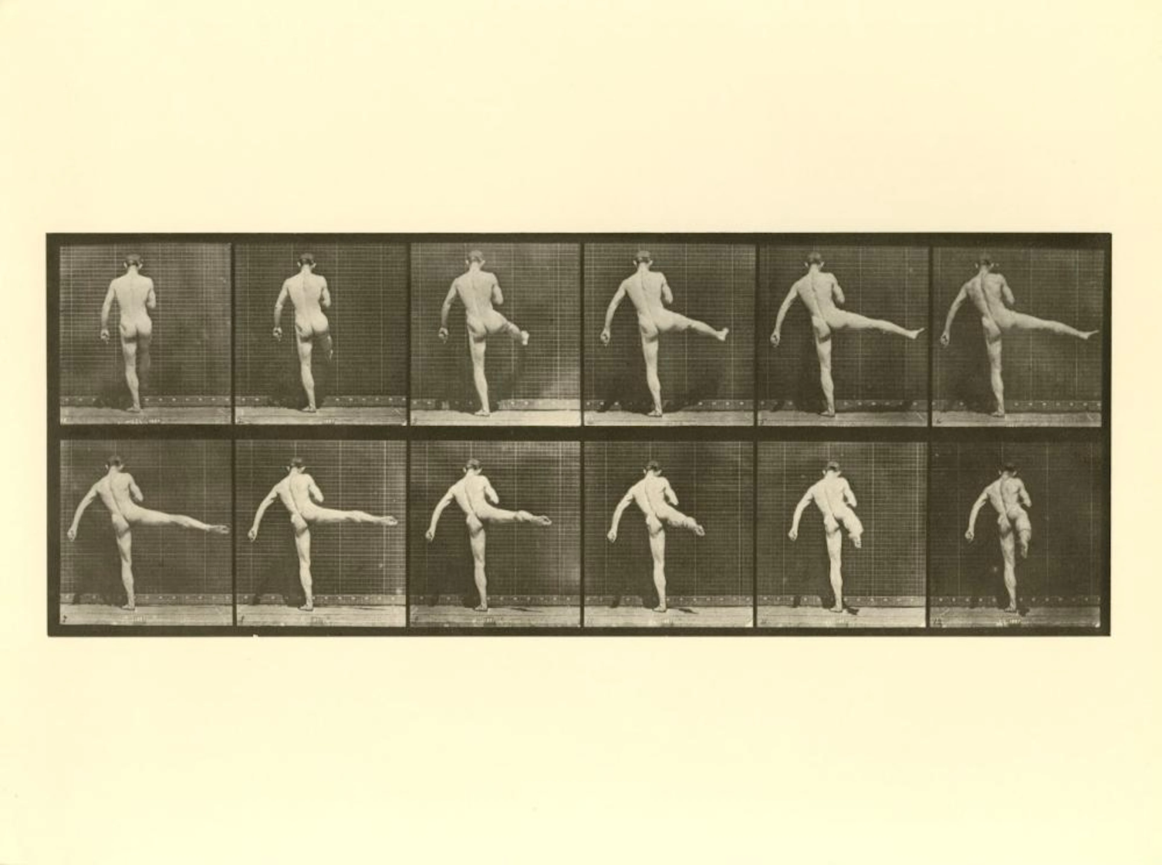 EADWEARD MUYBRIDGE [d'apres] - First Dance Step - Original photogravure