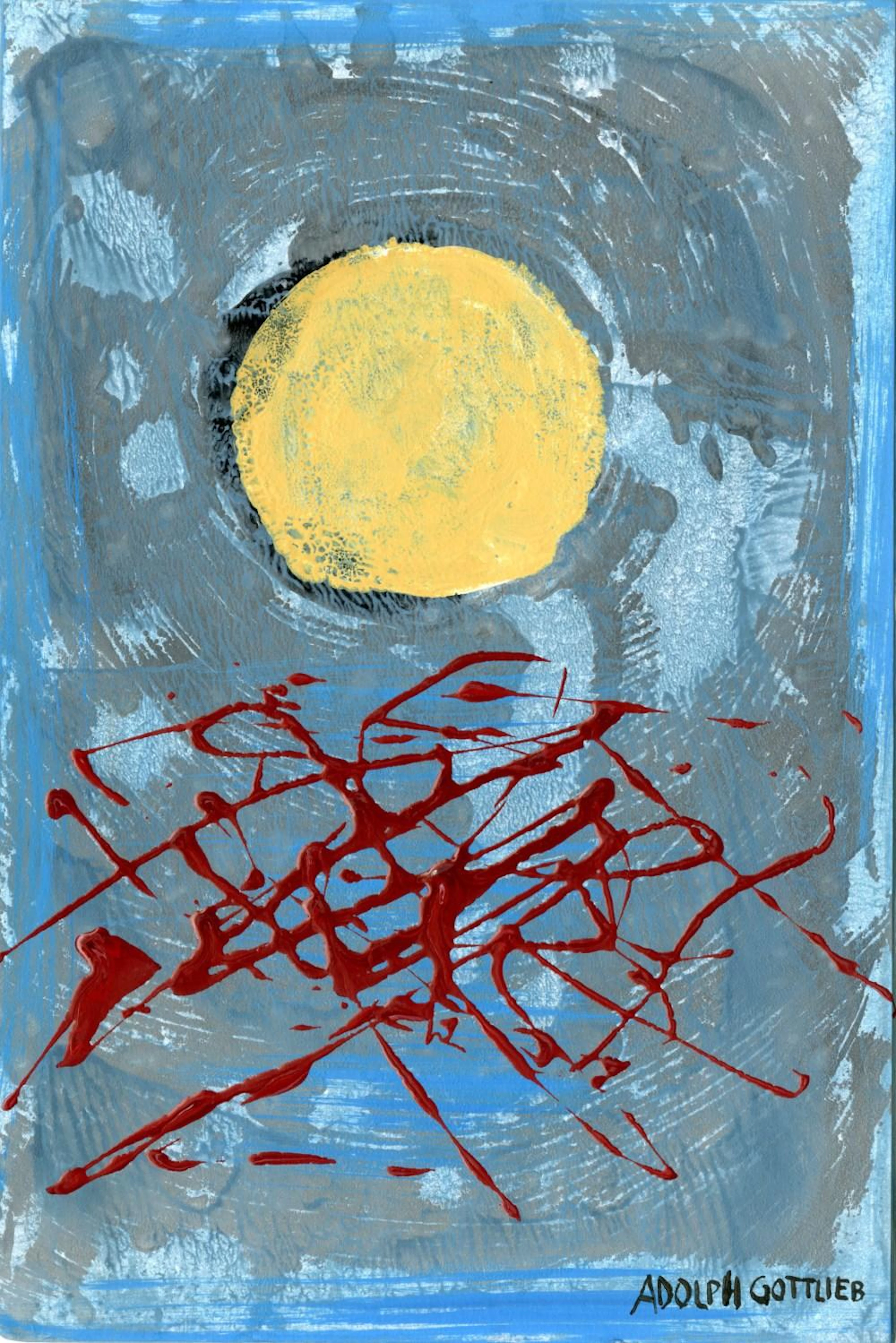 ADOLPH GOTTLIEB [imputee] - Untitled #2 - Acrylic on board