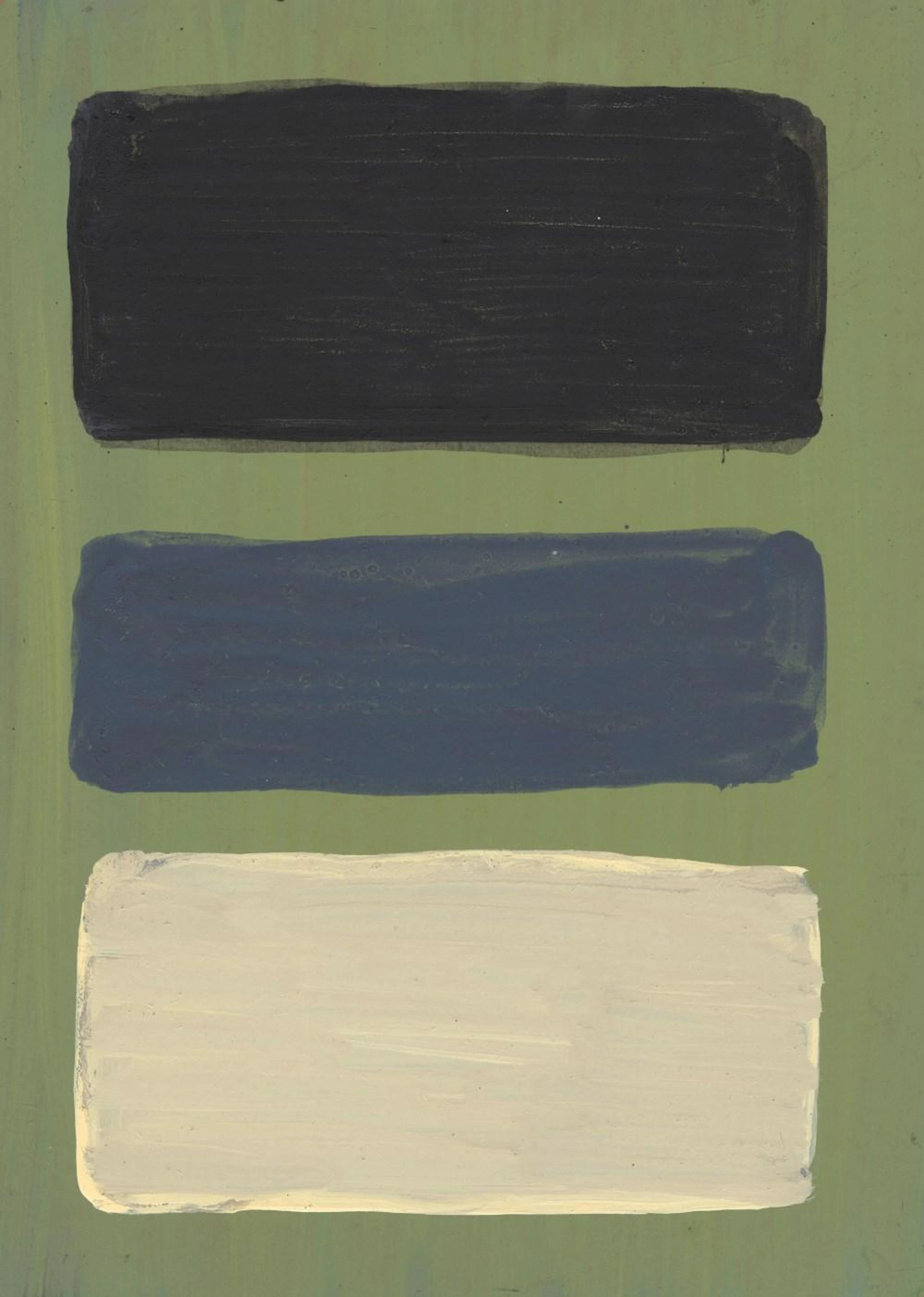 MARK ROTHKO - Untitled (Olive Green) - Oil on wood panel