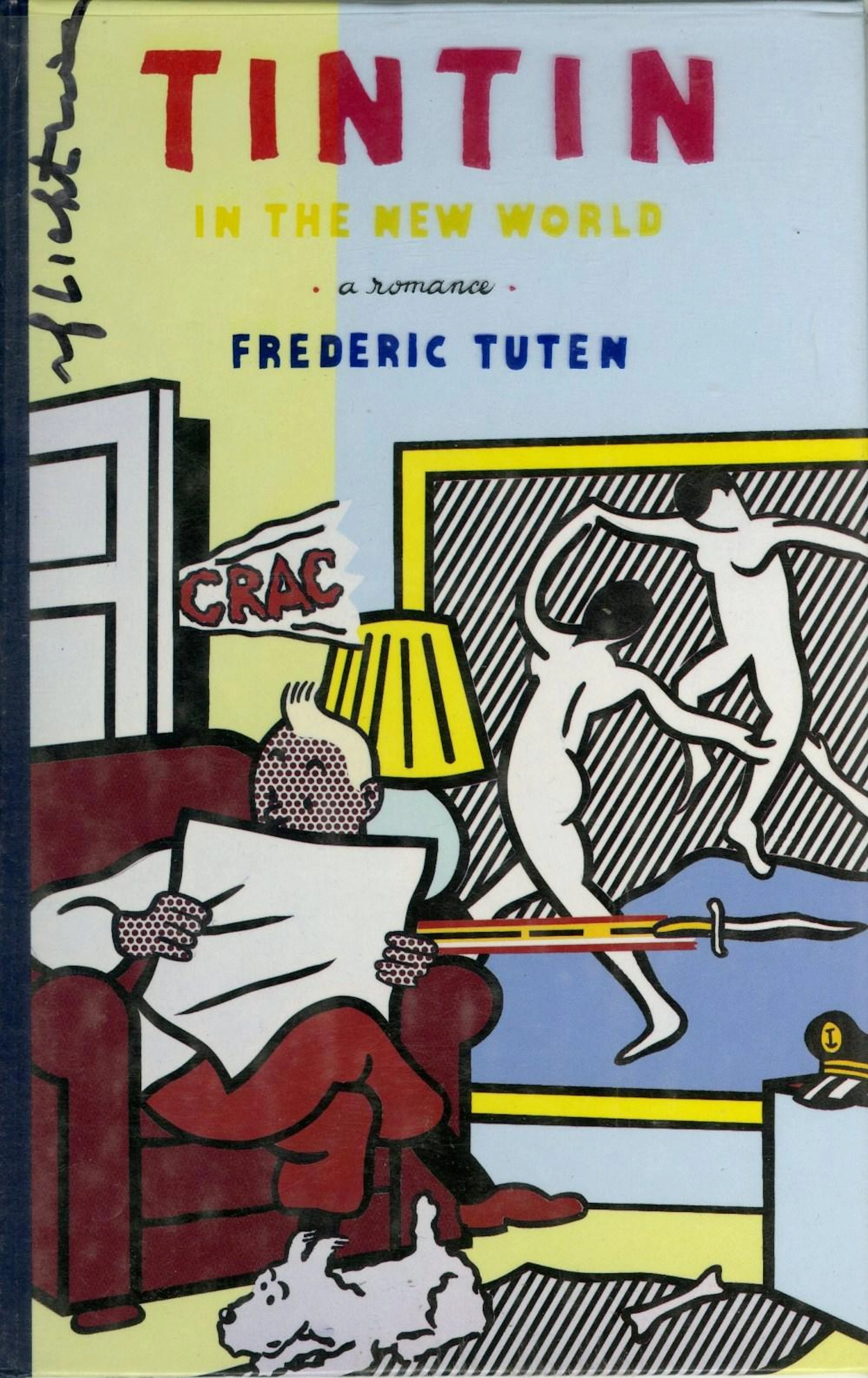 ROY LICHTENSTEIN - Tintin Reading I (a) - Color offset lithograph