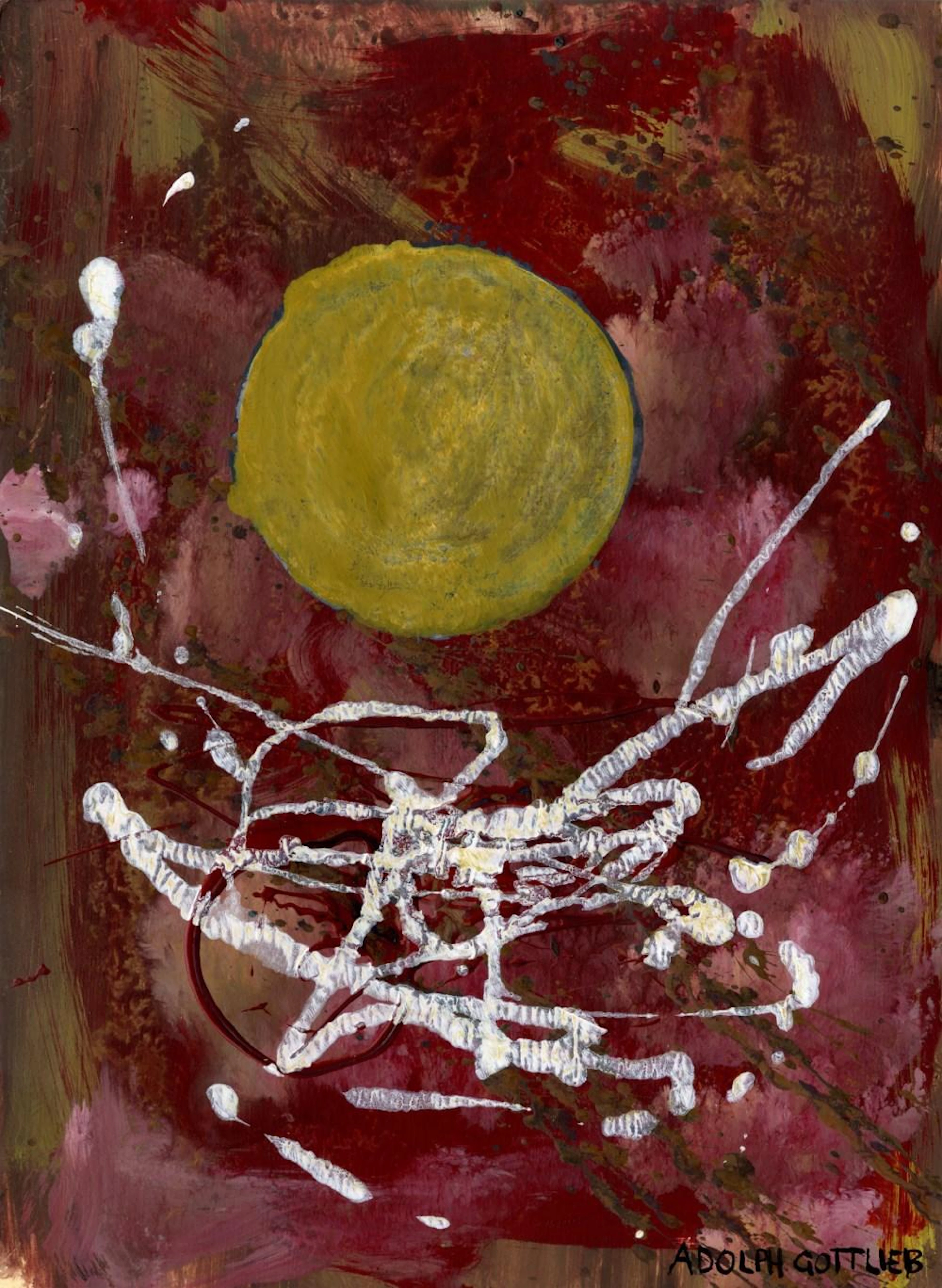ADOLPH GOTTLIEB [imputee] - Untitled #1 - Acrylic on paper
