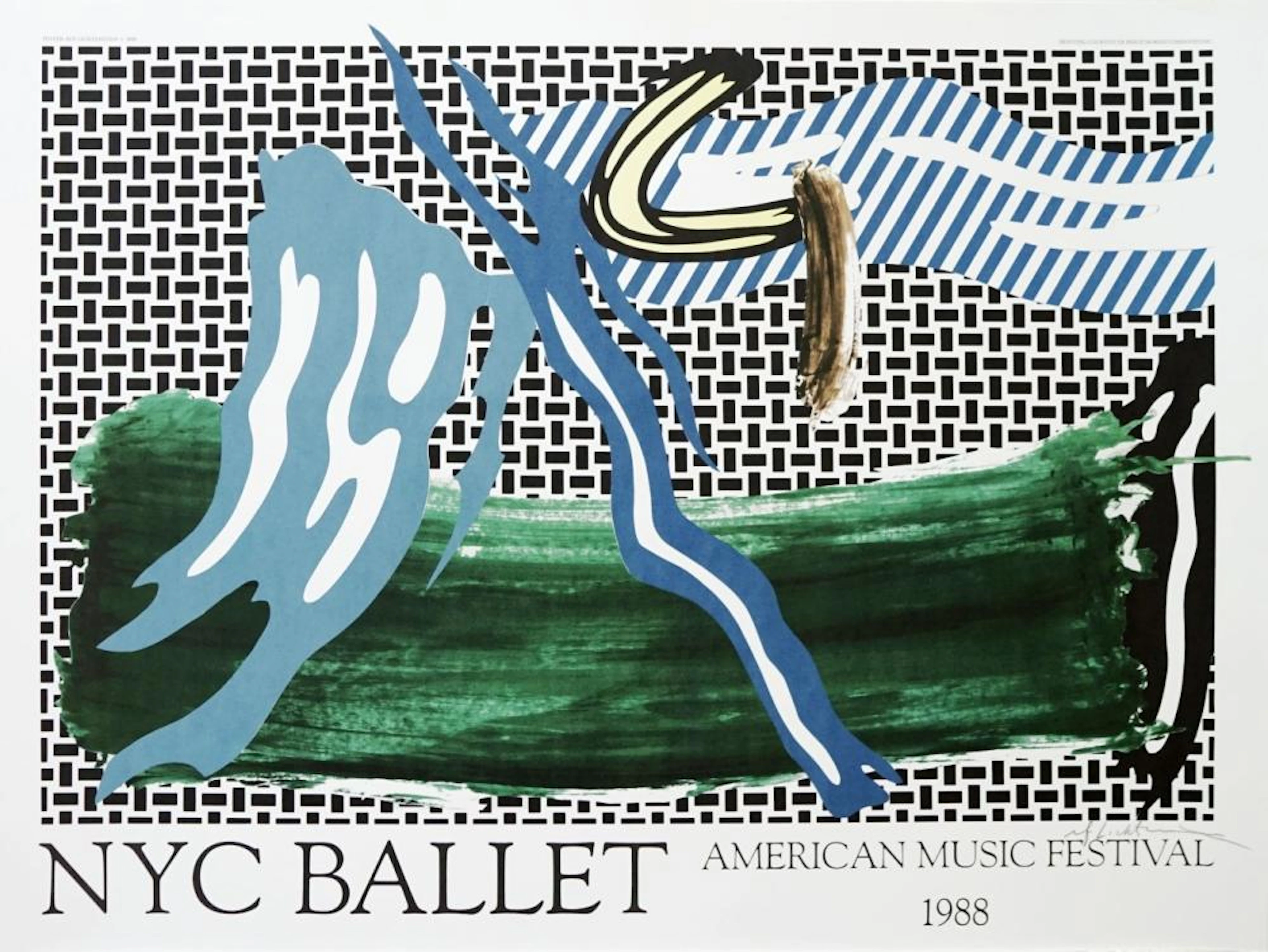 ROY LICHTENSTEIN - NYC Ballet - American Music Festival...