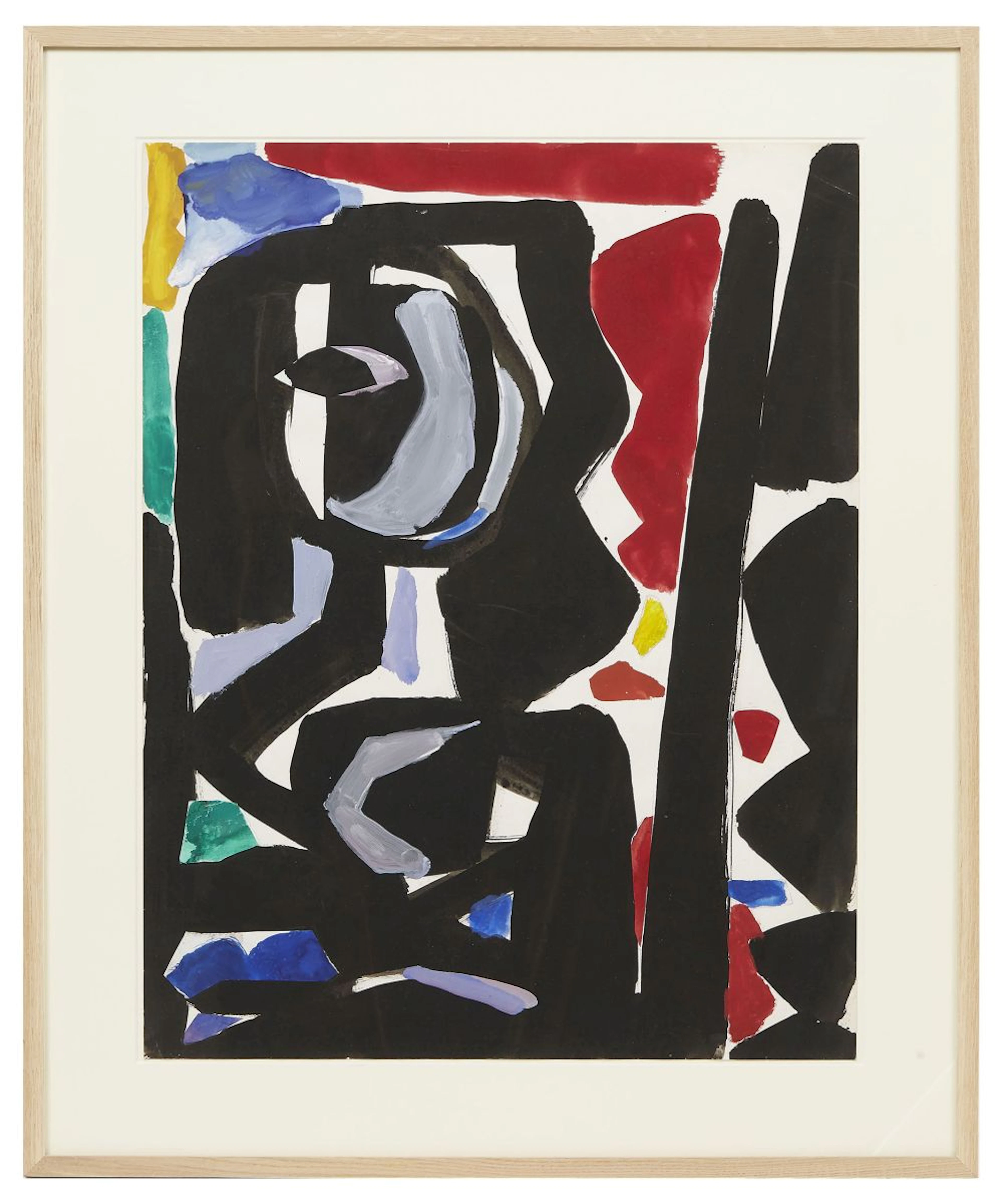 Jacques NESTLÉ (1907-1991) Profil Gouache 66 x 50 cm à vue