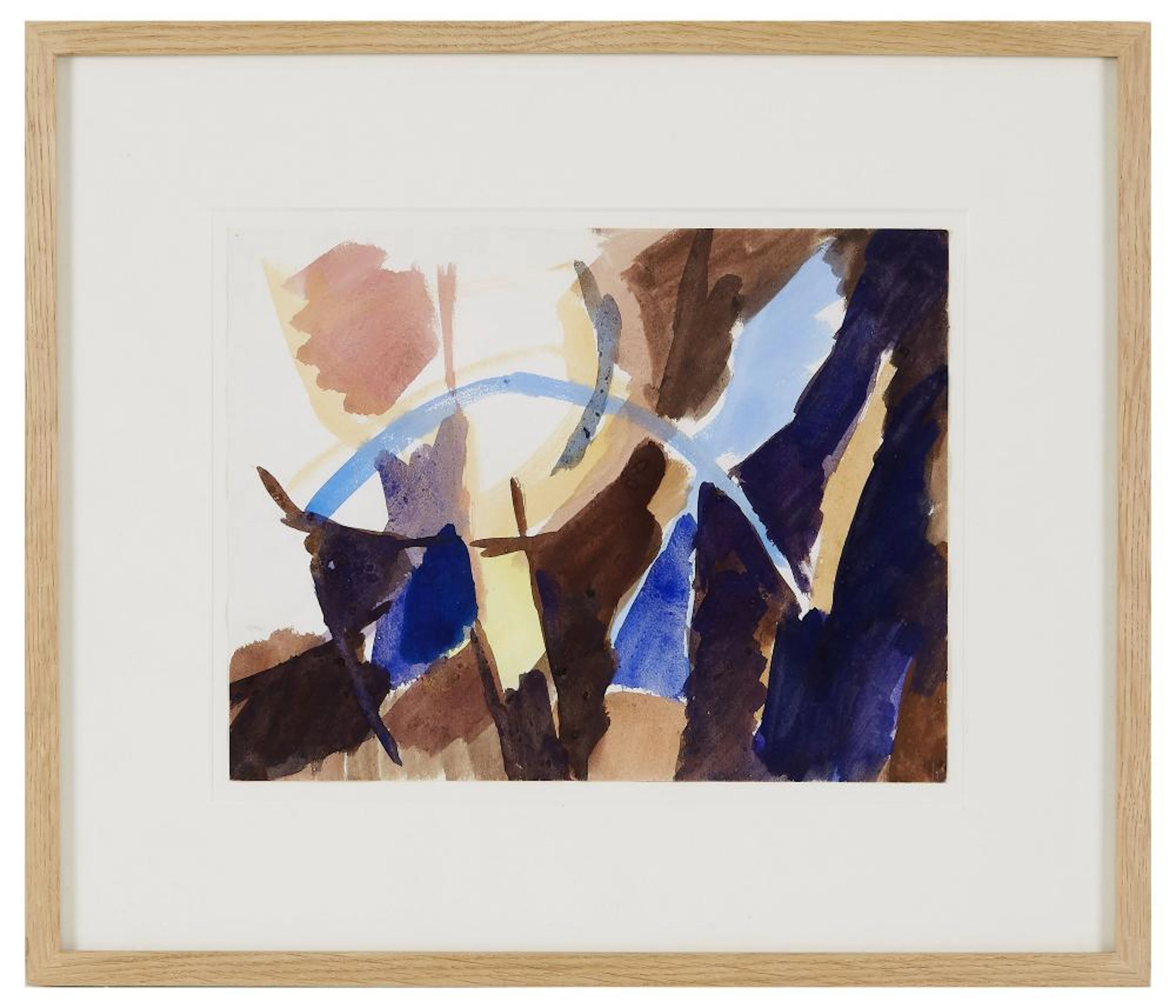 Jacques NESTLÉ (1907-1991) Composition Gouache sur papier...