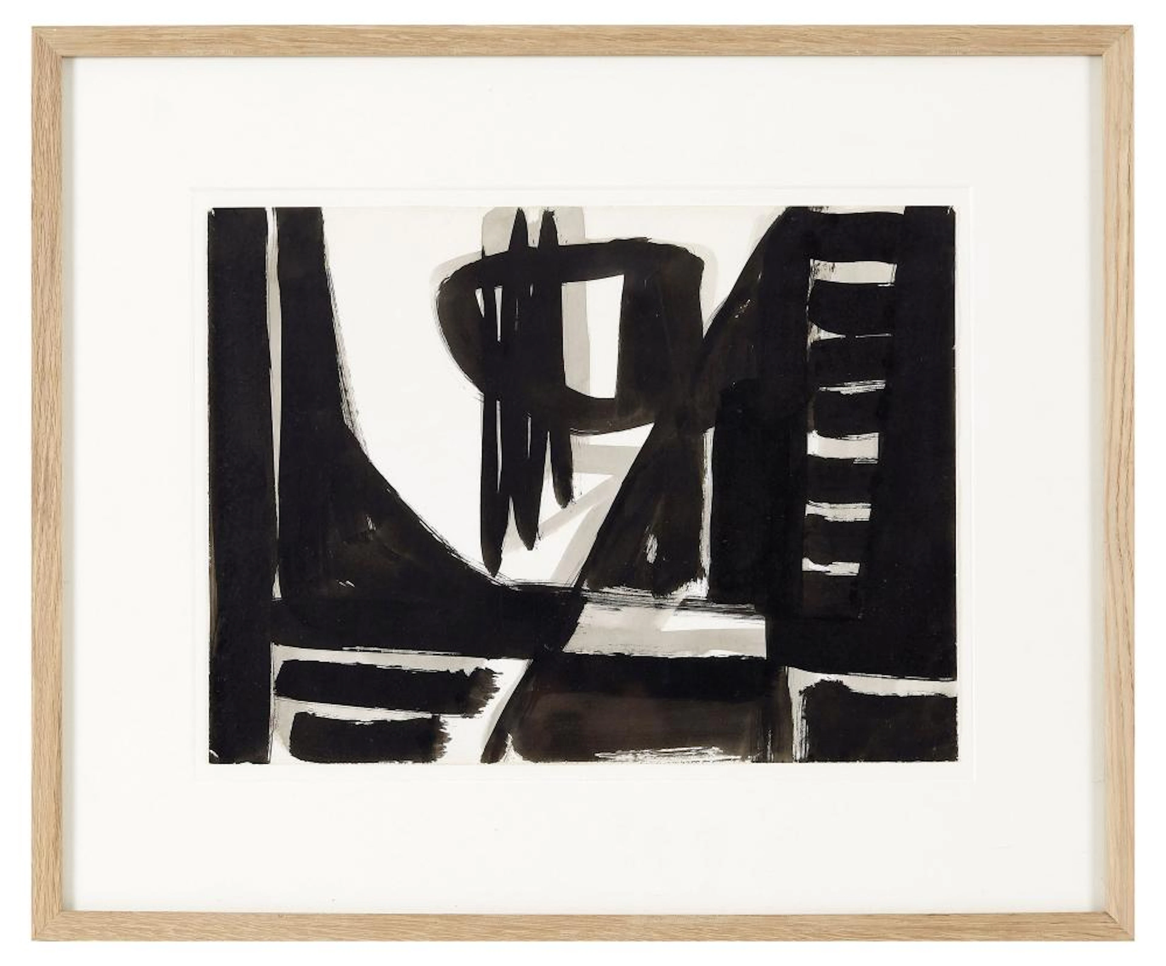 Jacques NESTLÉ (1907-1991) Composition Encre et lavis sur...