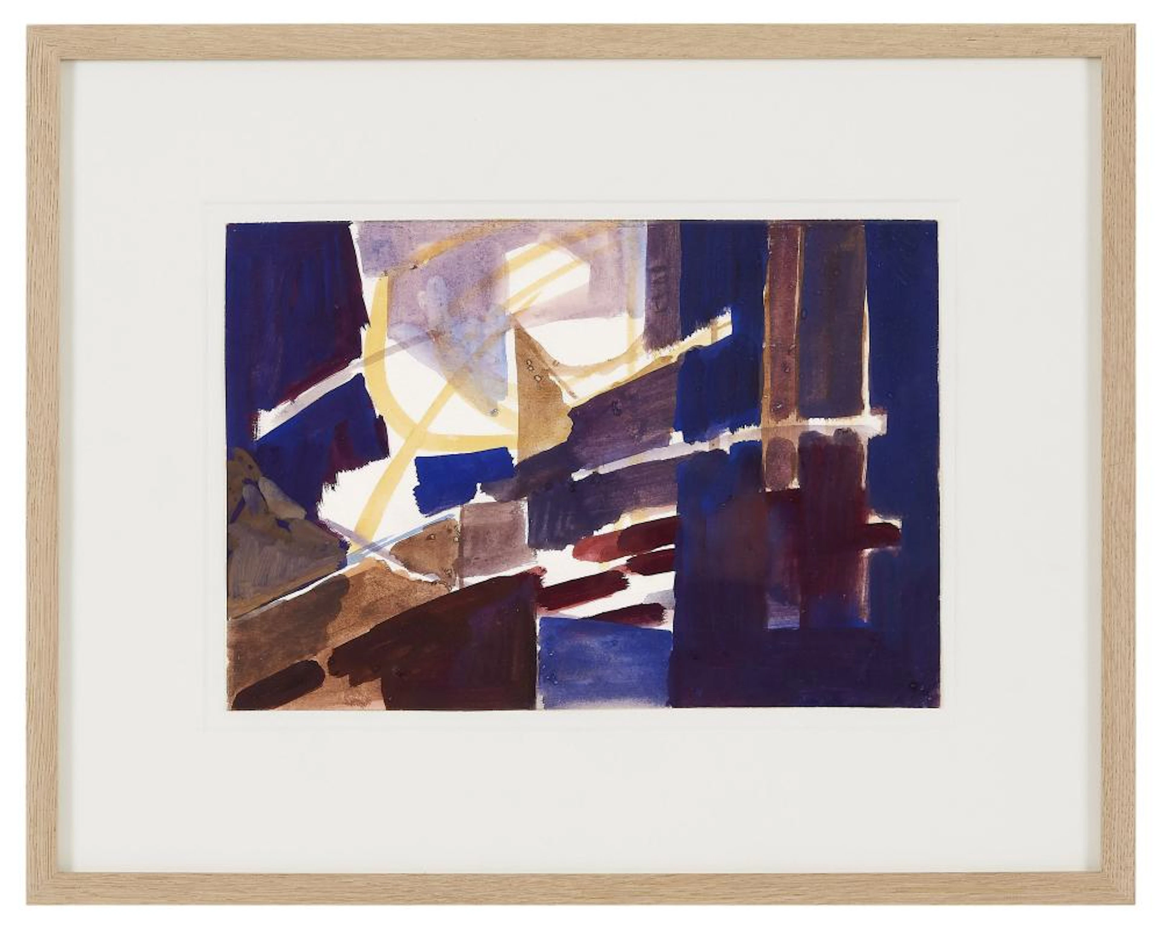 Jacques NESTLÉ (1907-1991) Composition Gouache sur papier...