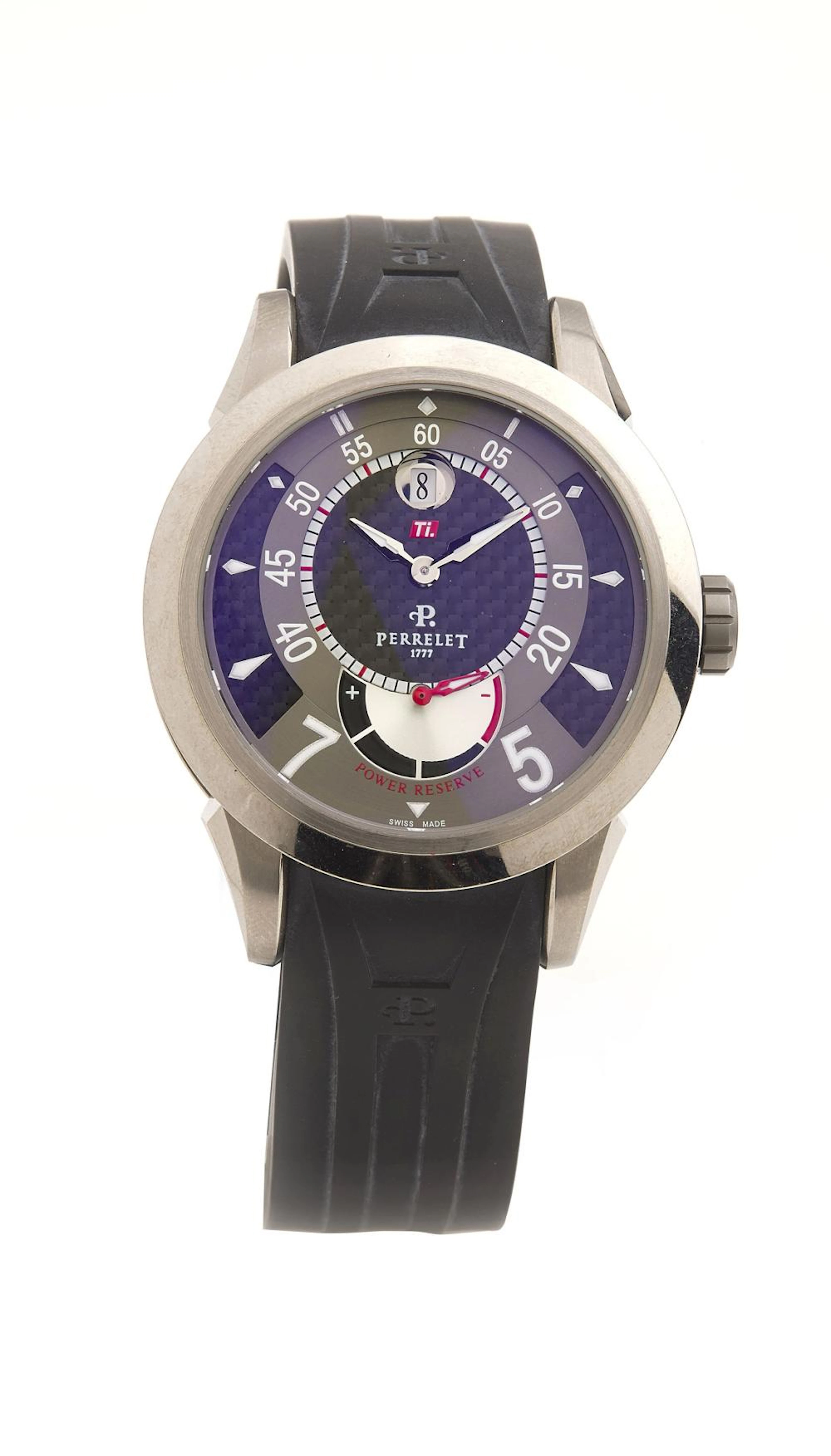 PERRELET. Turbine, Ref. A1050/A0077 - Vers 2010 Montre bracelet en titane s
