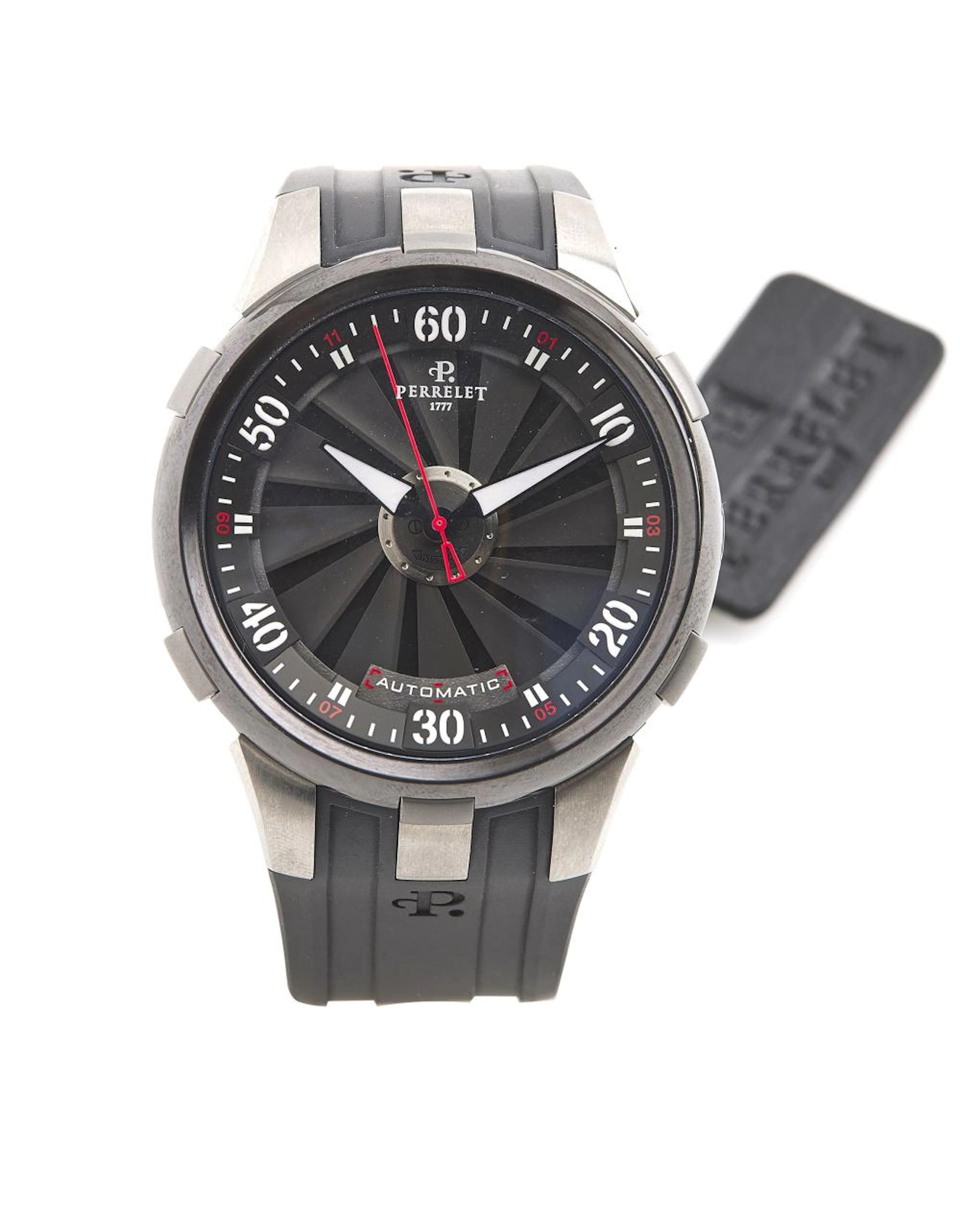 PERRELET. Power Reserve, n°A5004/A0017 - Vers 2010 Montre bracelet en titan