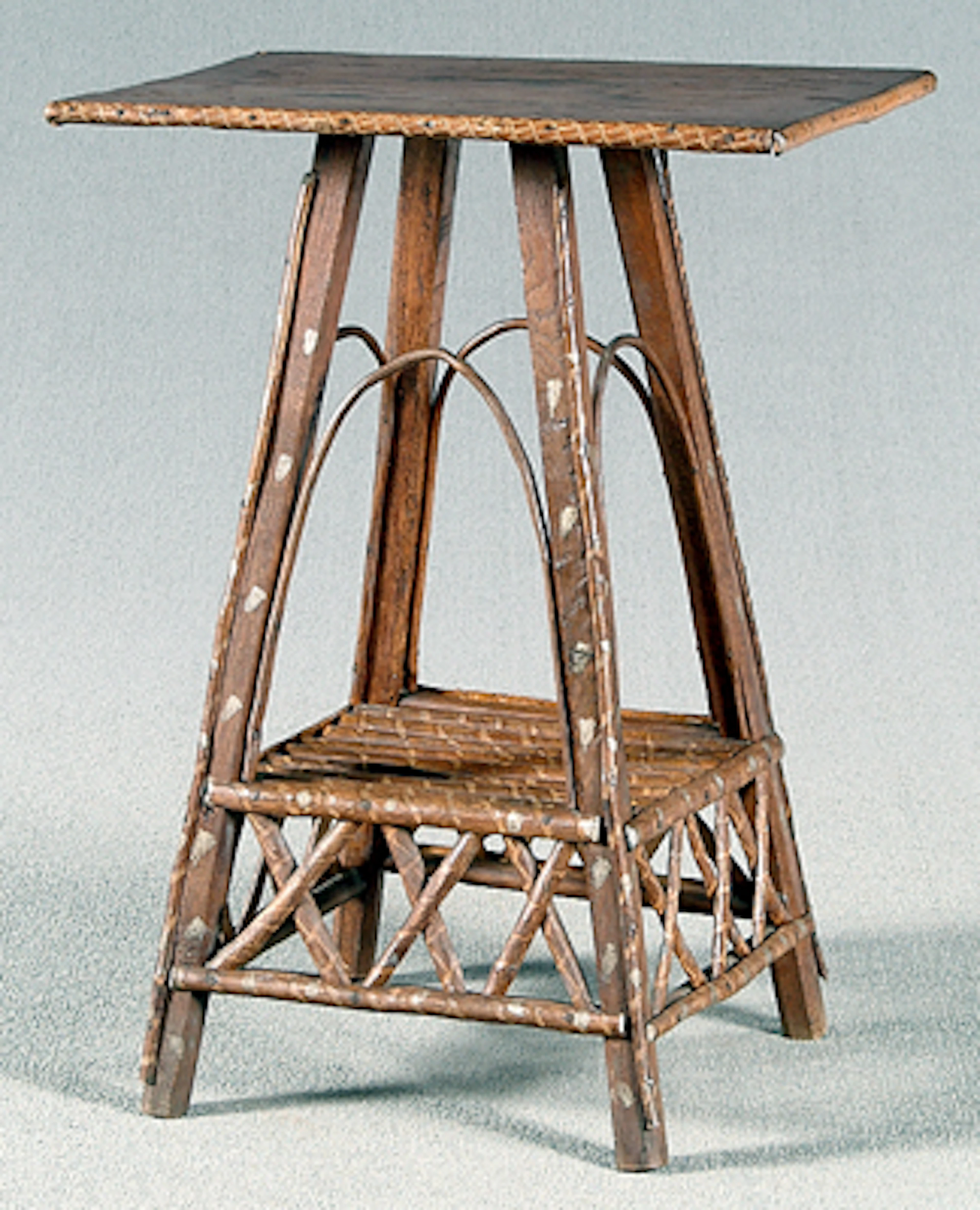Folk art twig table