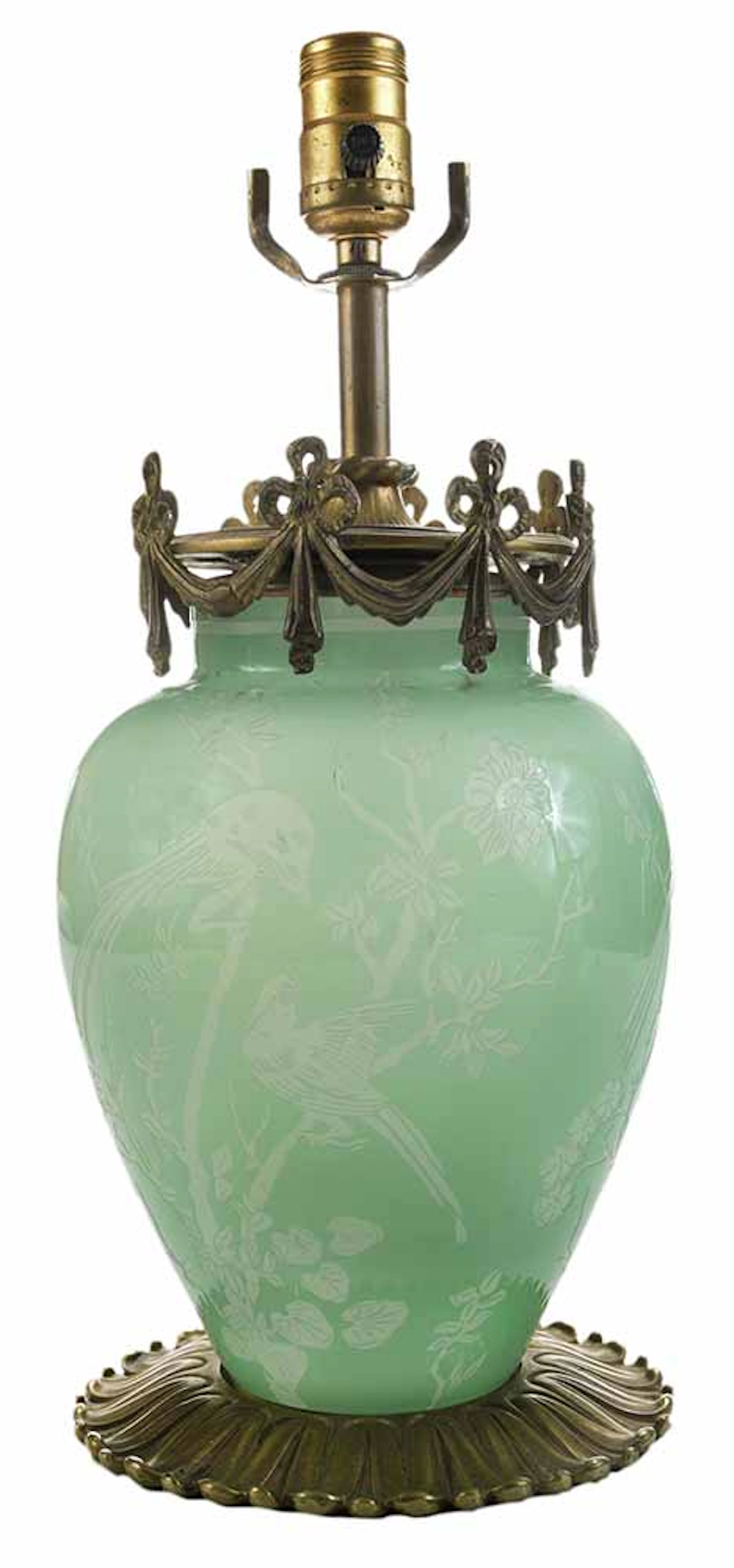 Steuben Glass Lamp
