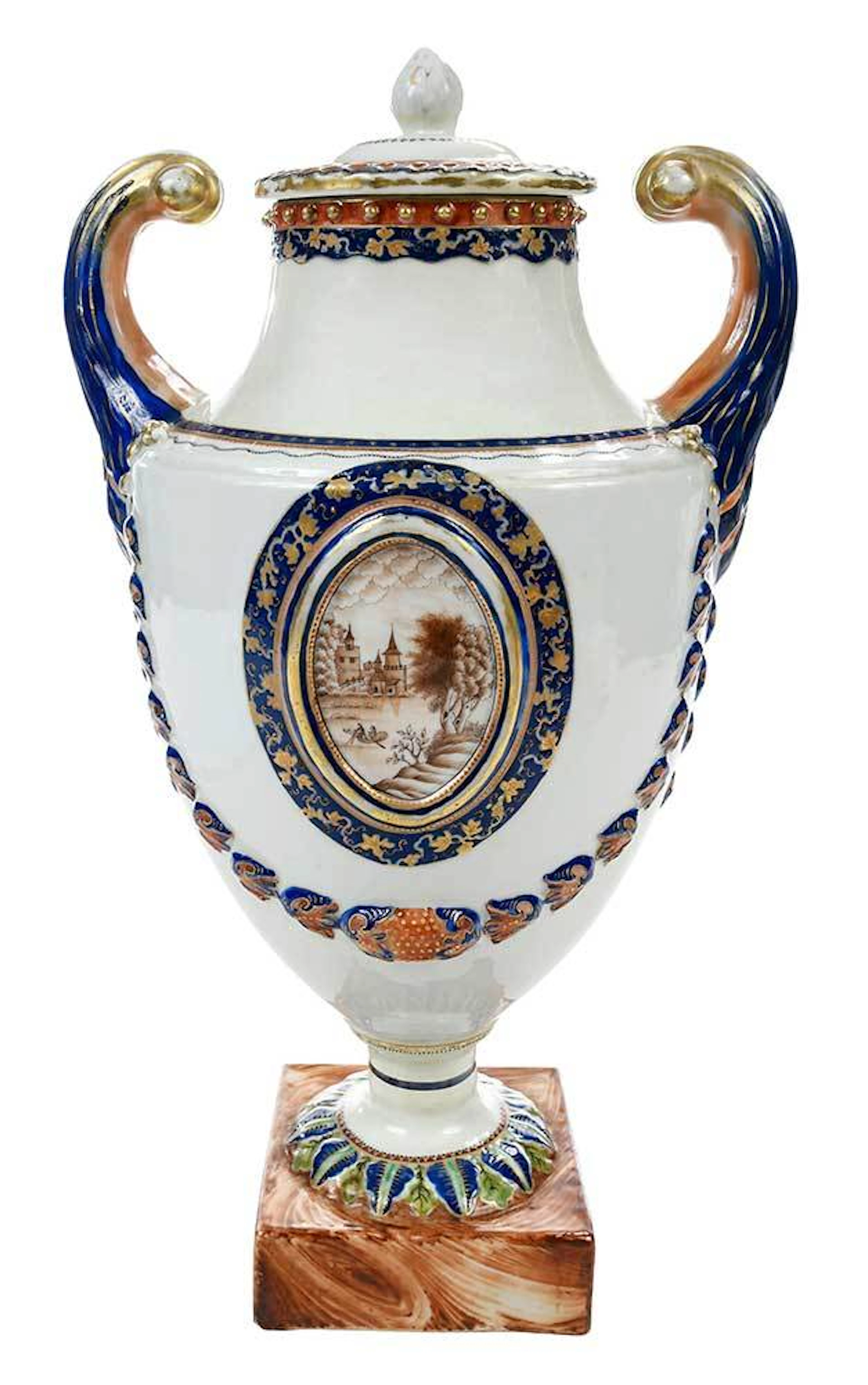 Chinese Export Porcelain Urn