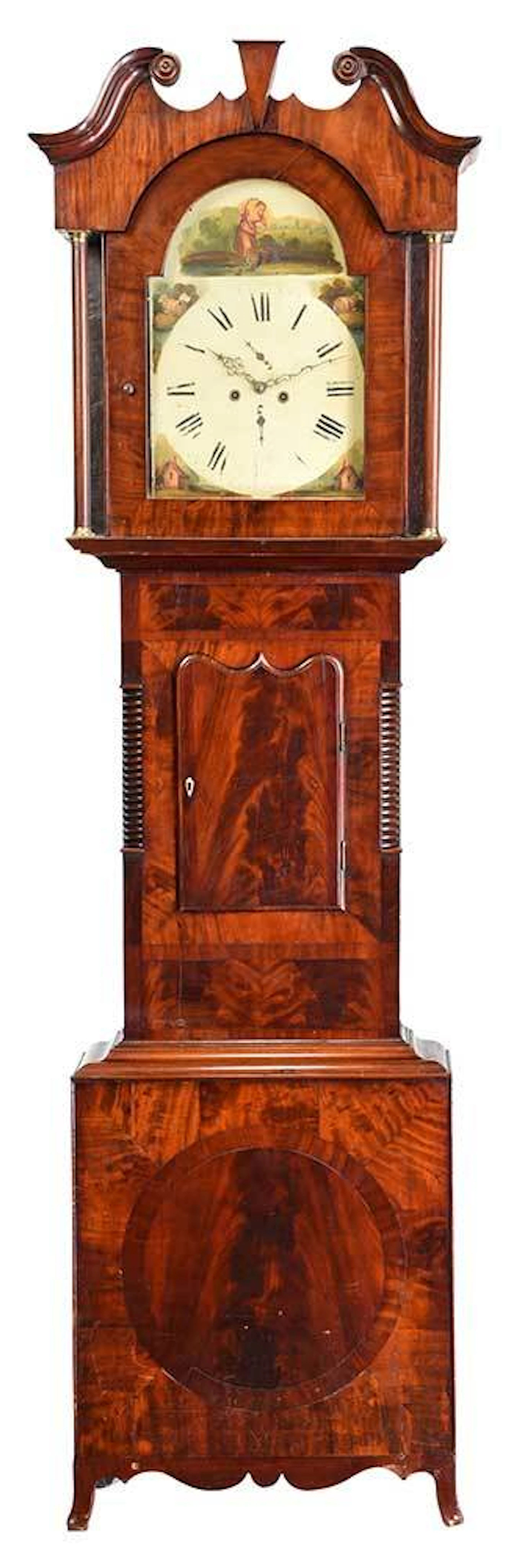 Georgian Mahogany Tall Case Clock