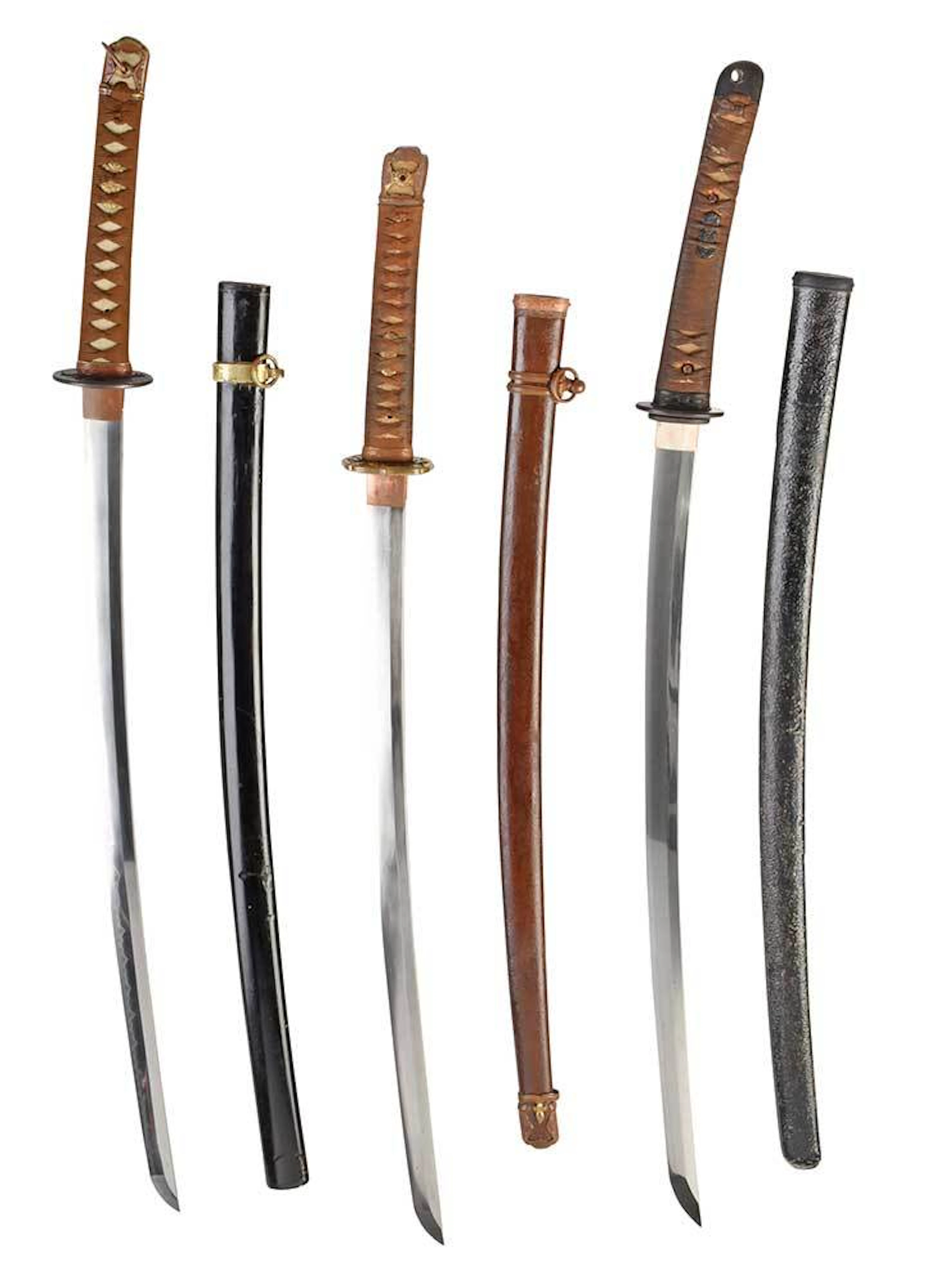 Three Samurai Swords