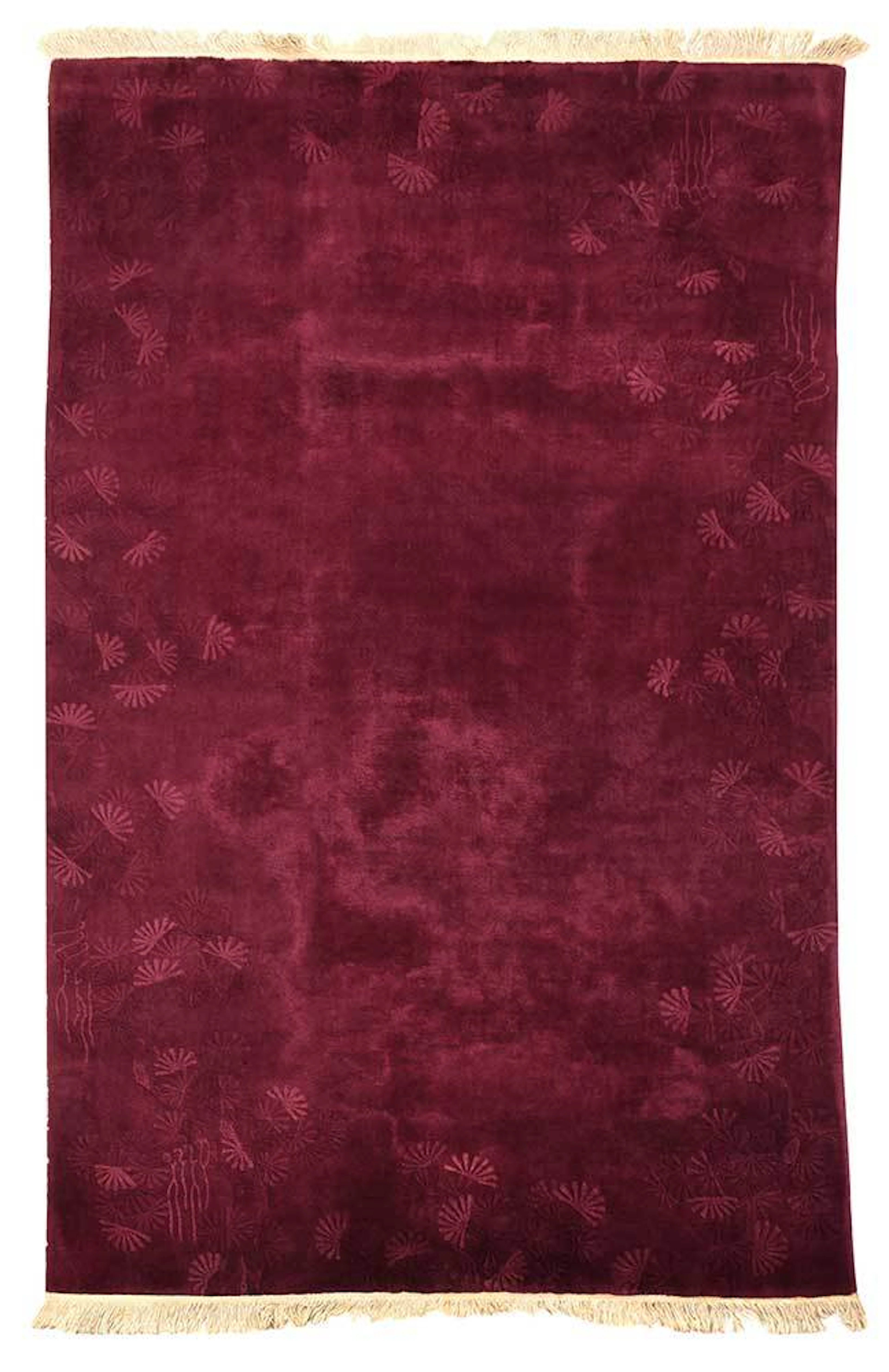 Chinese Plum Monochromatic Rug