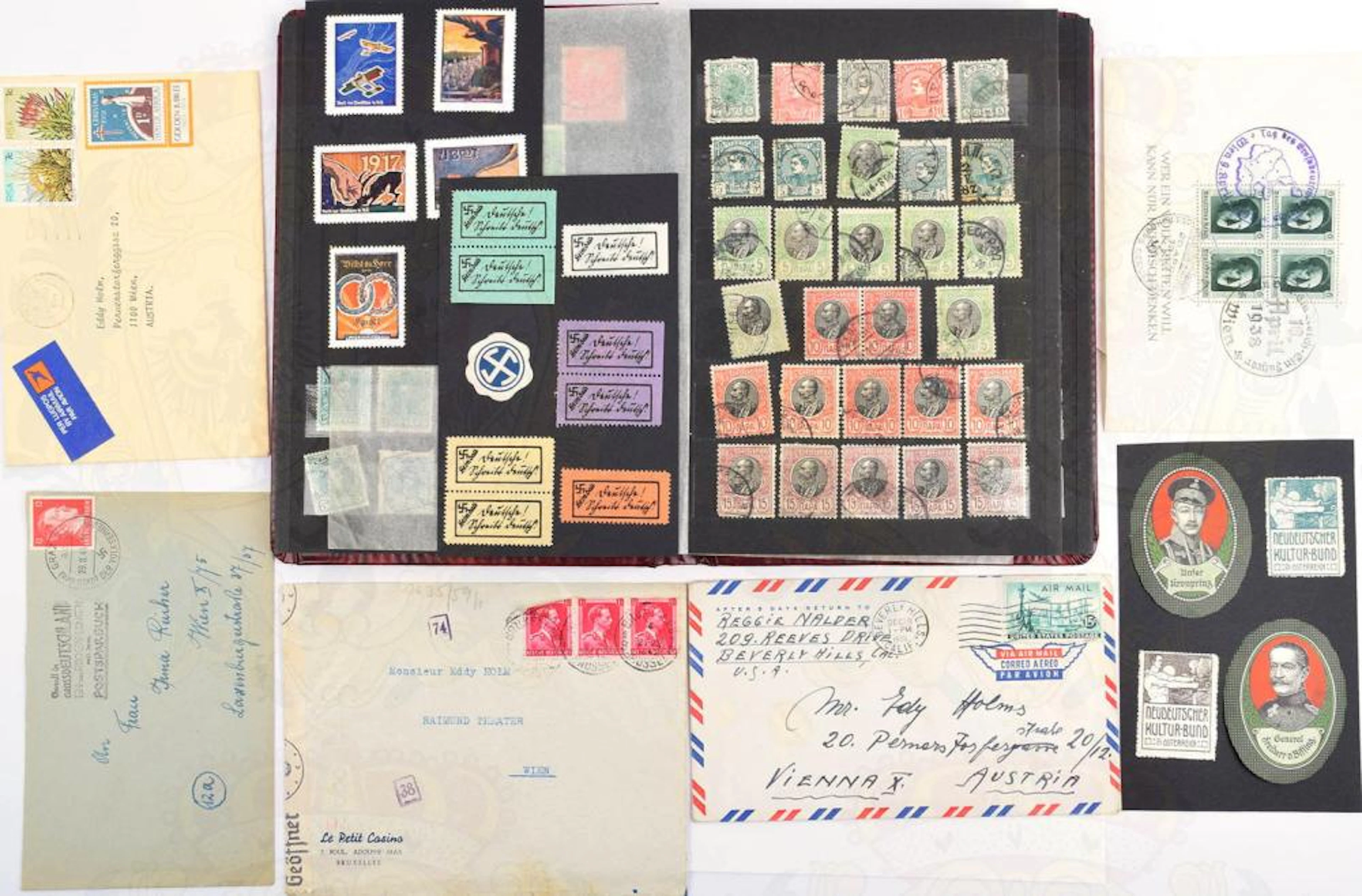 440 BRIEFMARKEN UND PAPIERSIEGEL 1918-1980