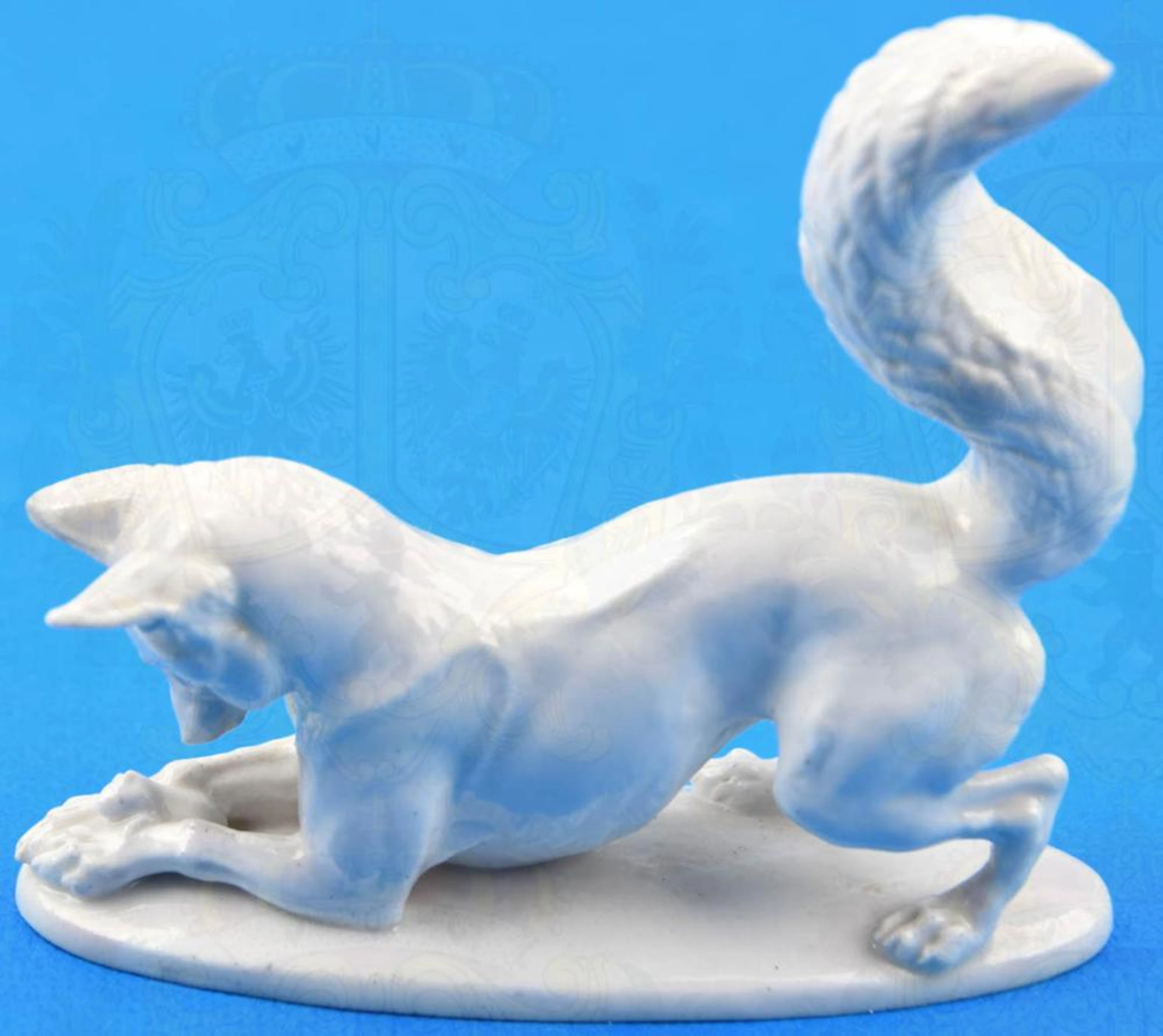 ALLACH-FIGUR FUCHS MIT MAUS - ALLACH-FIGURE FOX WITH MOUSE