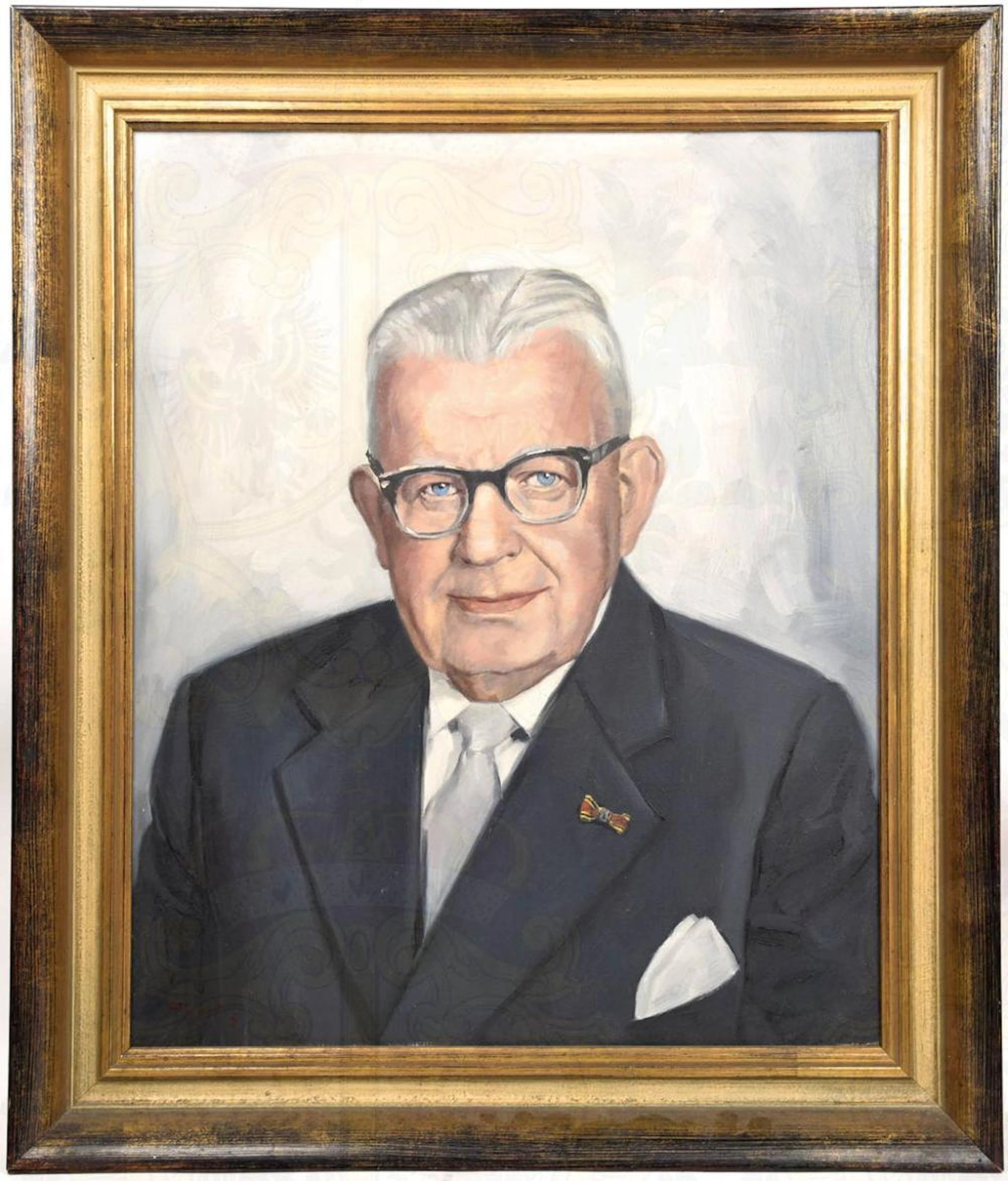 PORTRAIT GUSTAV HEINEMANN PORTRAIT OF GUSTAV HEINEMA