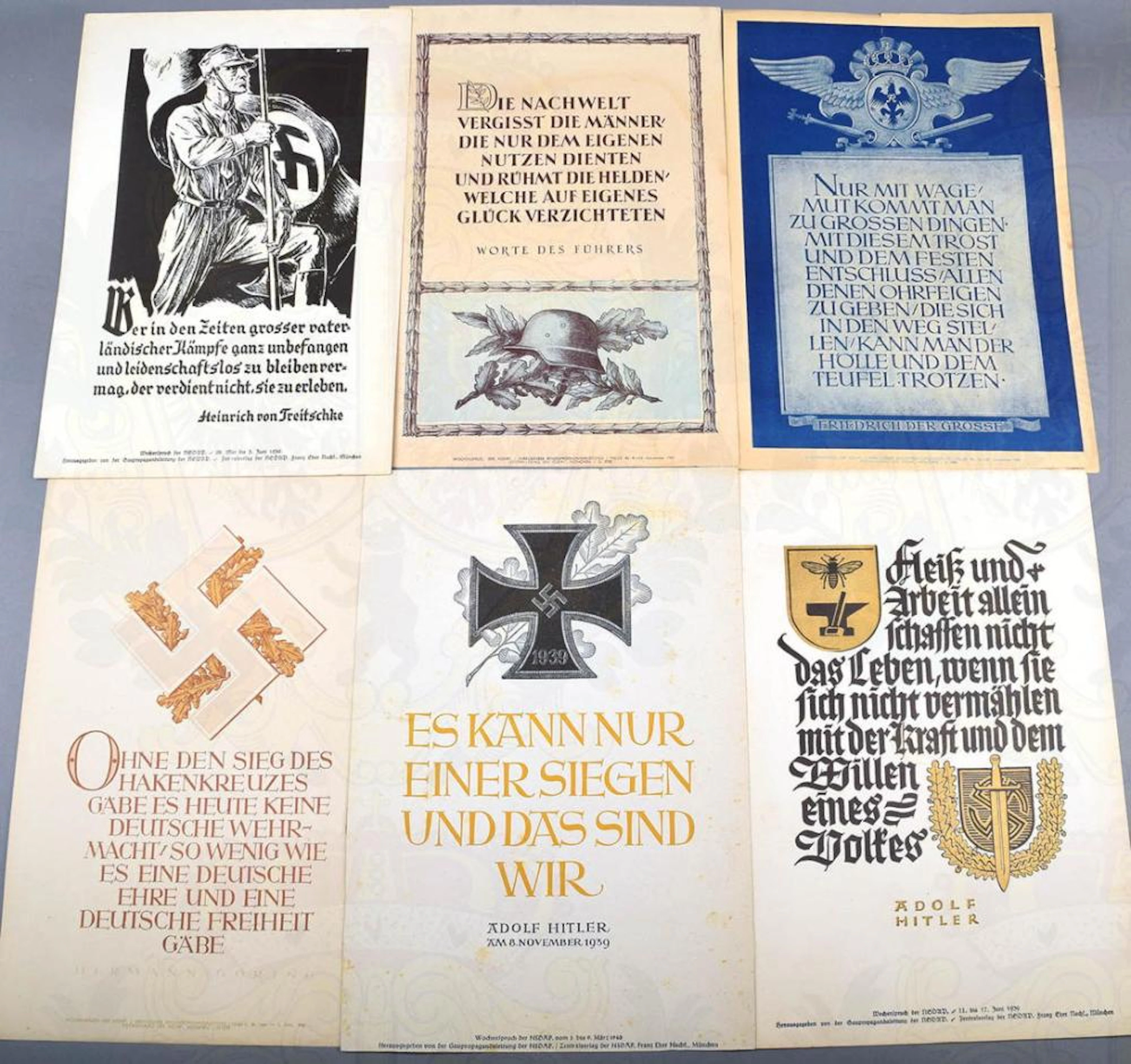 20 WOCHENSPRÜCHE DER NSDAP 1939-1943