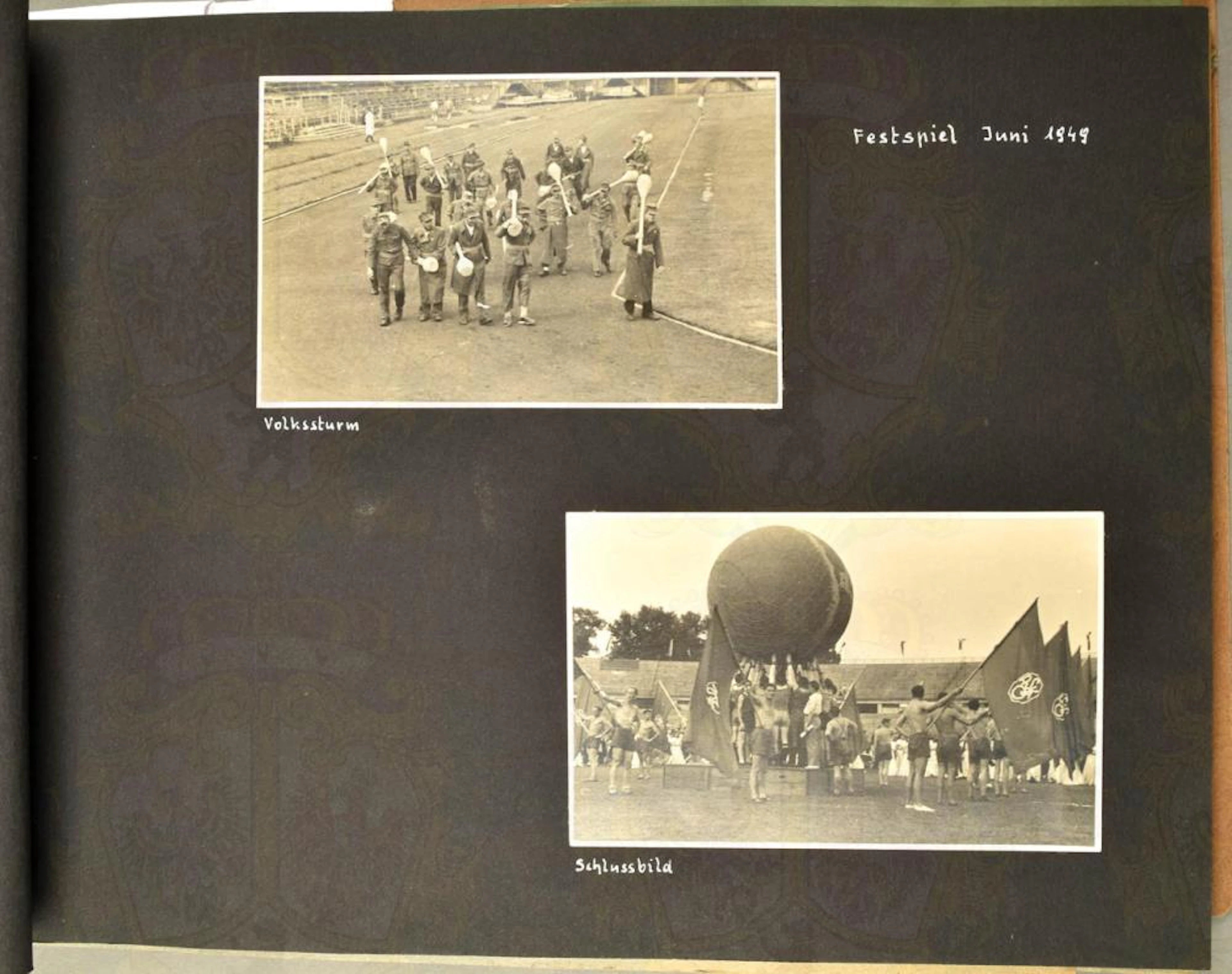 FOTOALBUM BUNDESSPORTFESTE 1949/1950 IN WIE