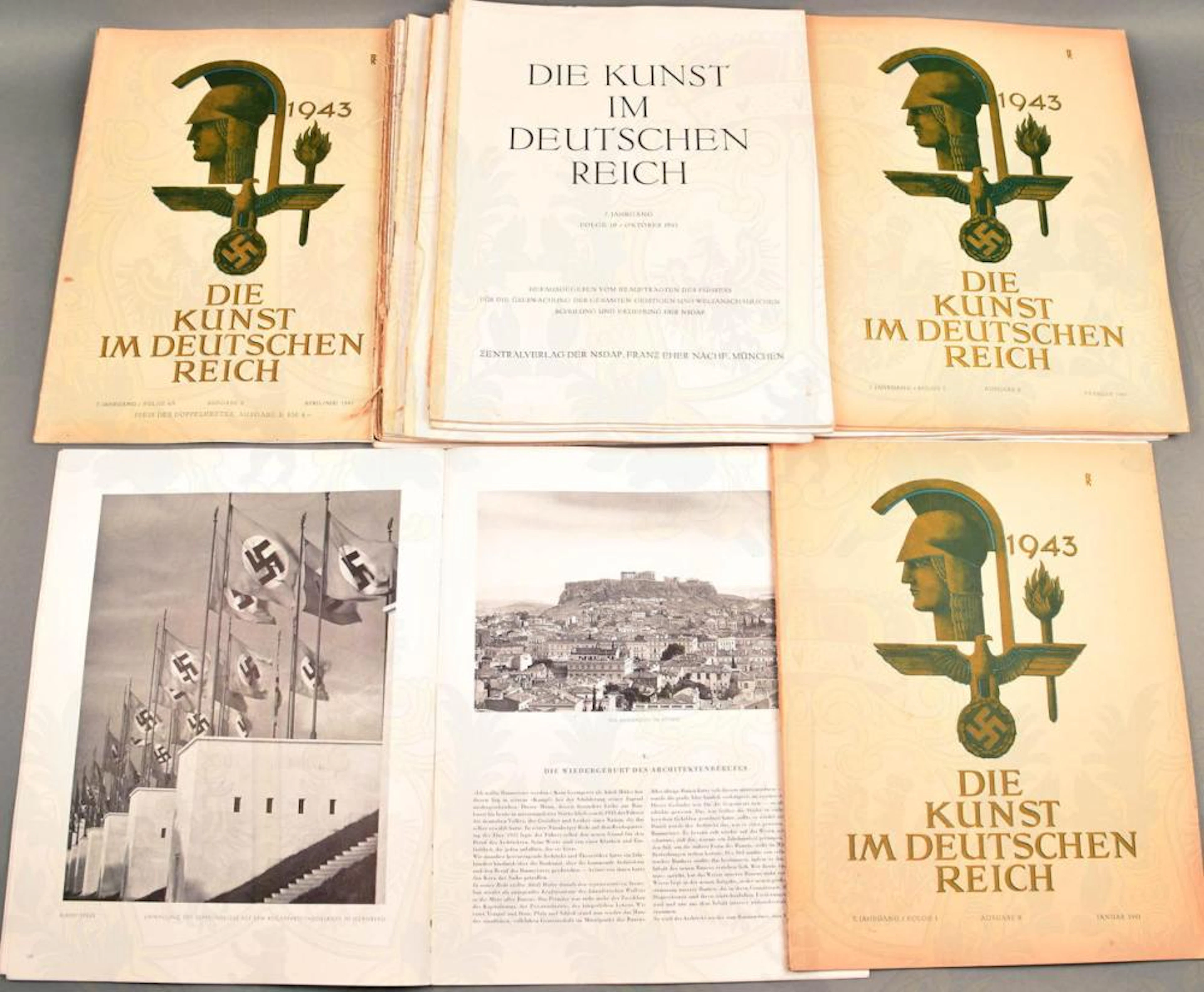 20 BROCHURES THE ART IN THE THIRD REICH 1943