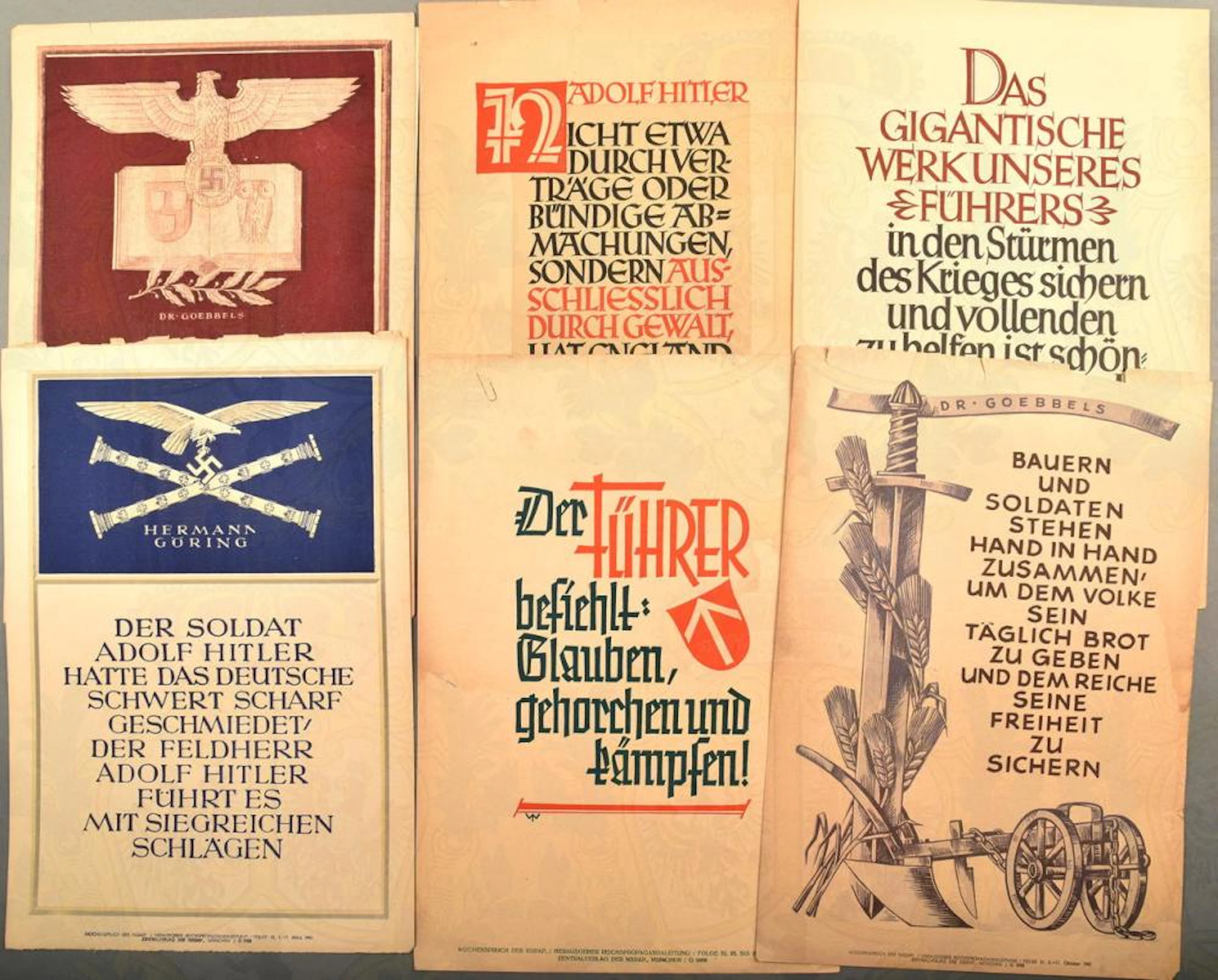 16 WEEKLY PAROLES OF THE NSDAP 1939-1942