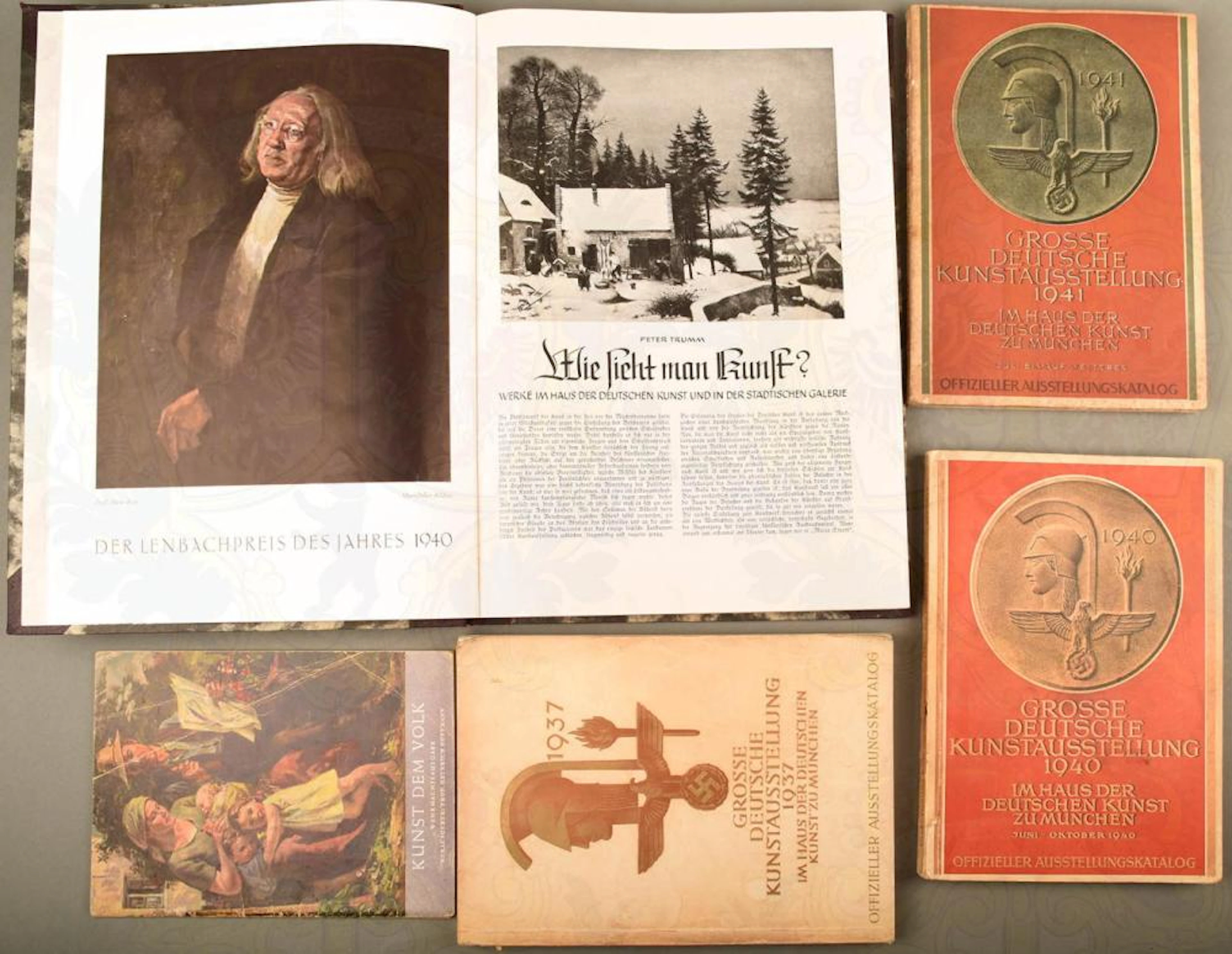 COLLECTION OF CATALOGUES ?GREAT GERMAN ART EXHIBITION? 1937-1941