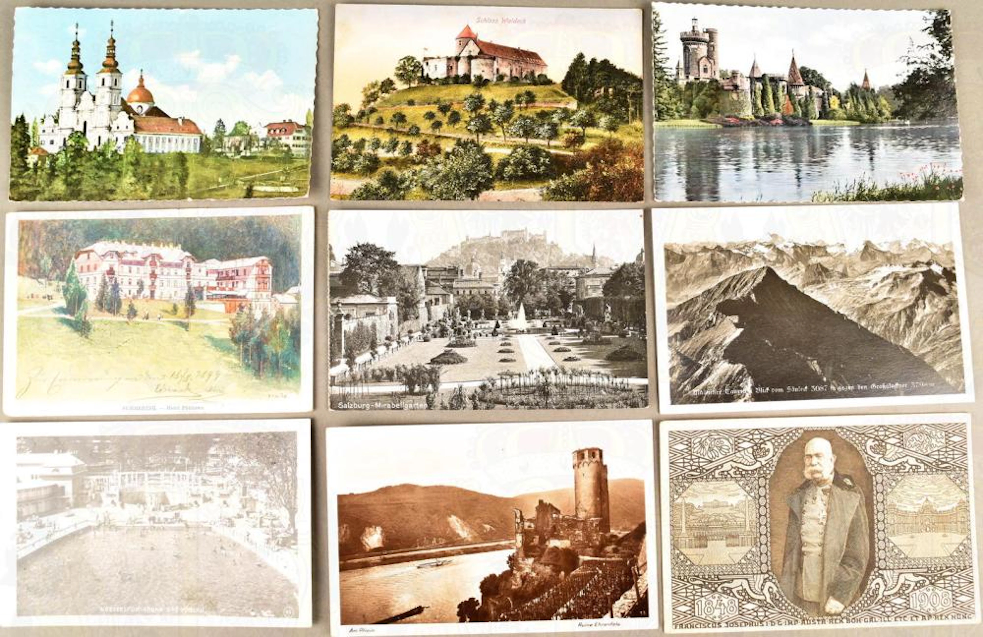 800 postcards Germany, Austria and Switzerland 1899-1969
