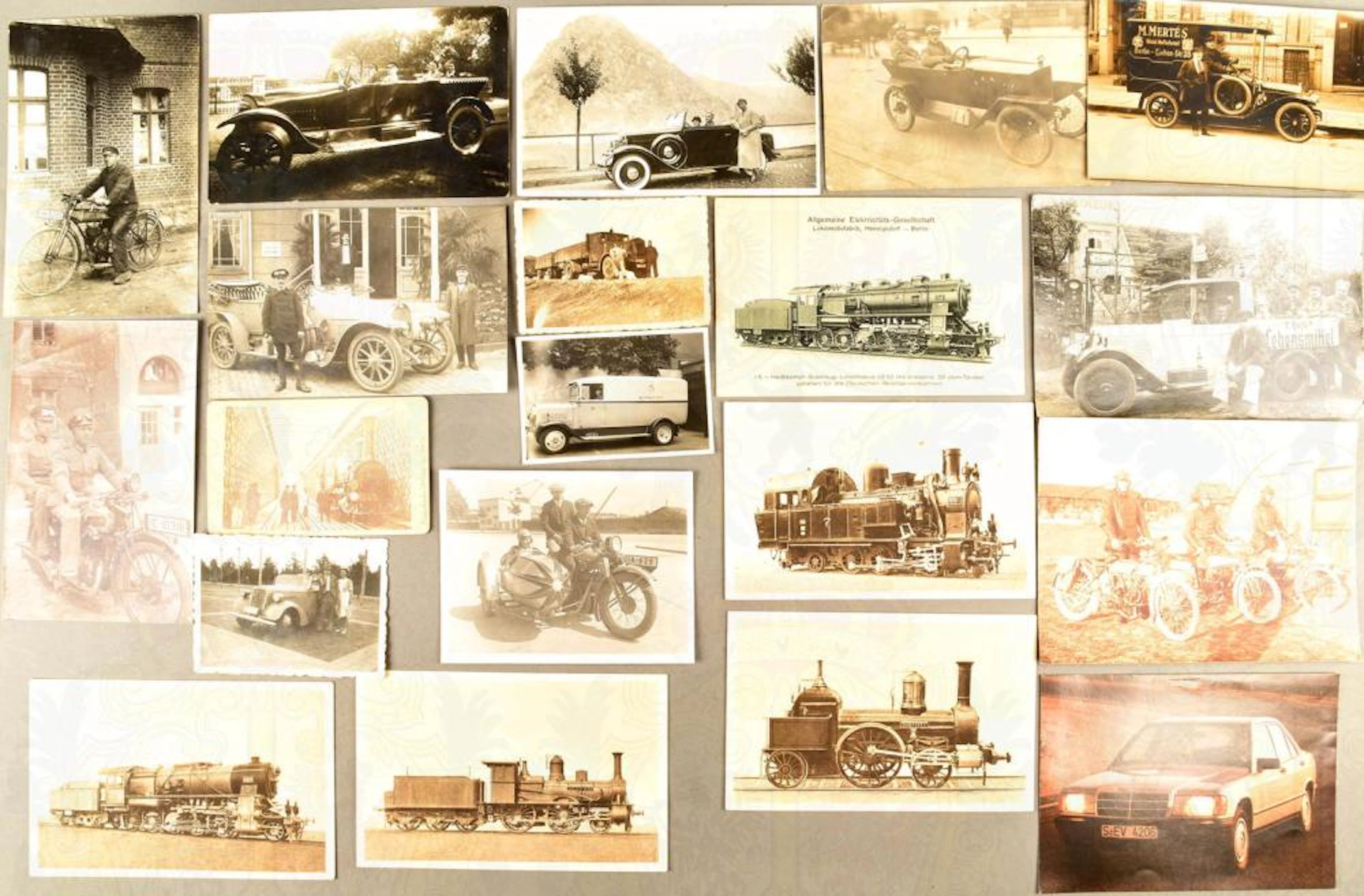 115 FOTOS UND ANSICHTSKARTEN FAHRZEUGE