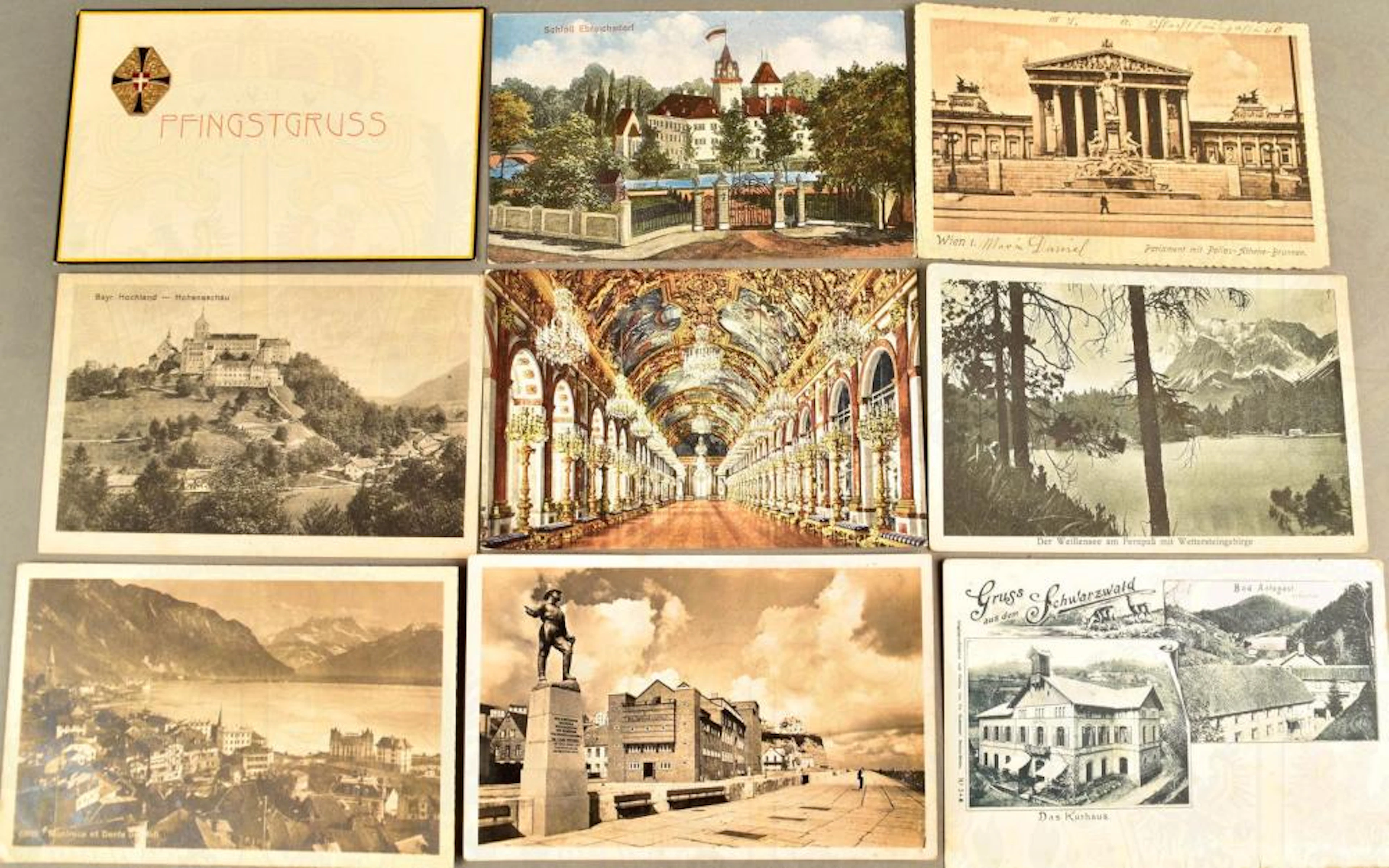 800 postcards Germany, Austria and Switzerland 1901-1985