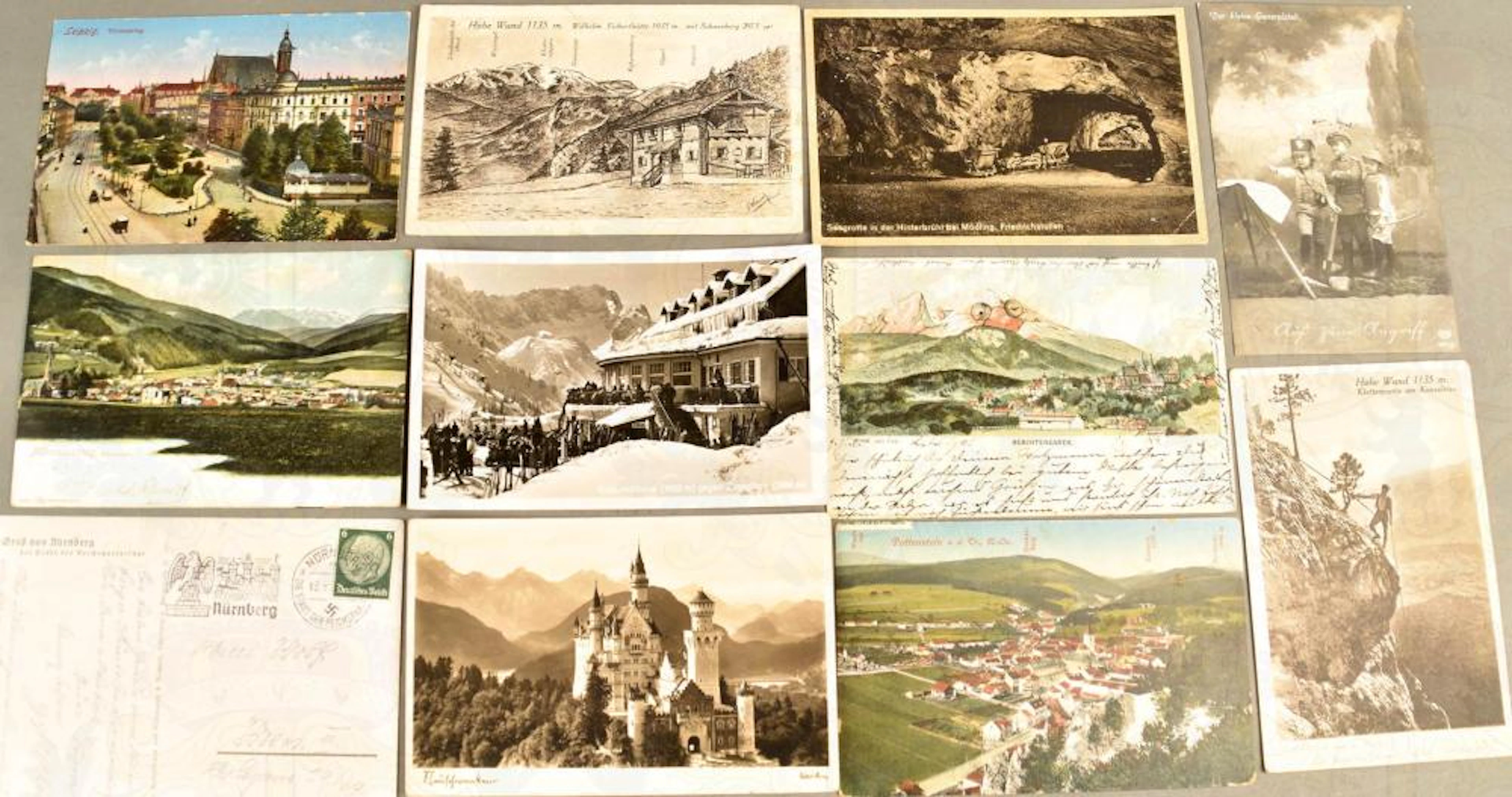 800 postcards Germany and Austria 1904-1971