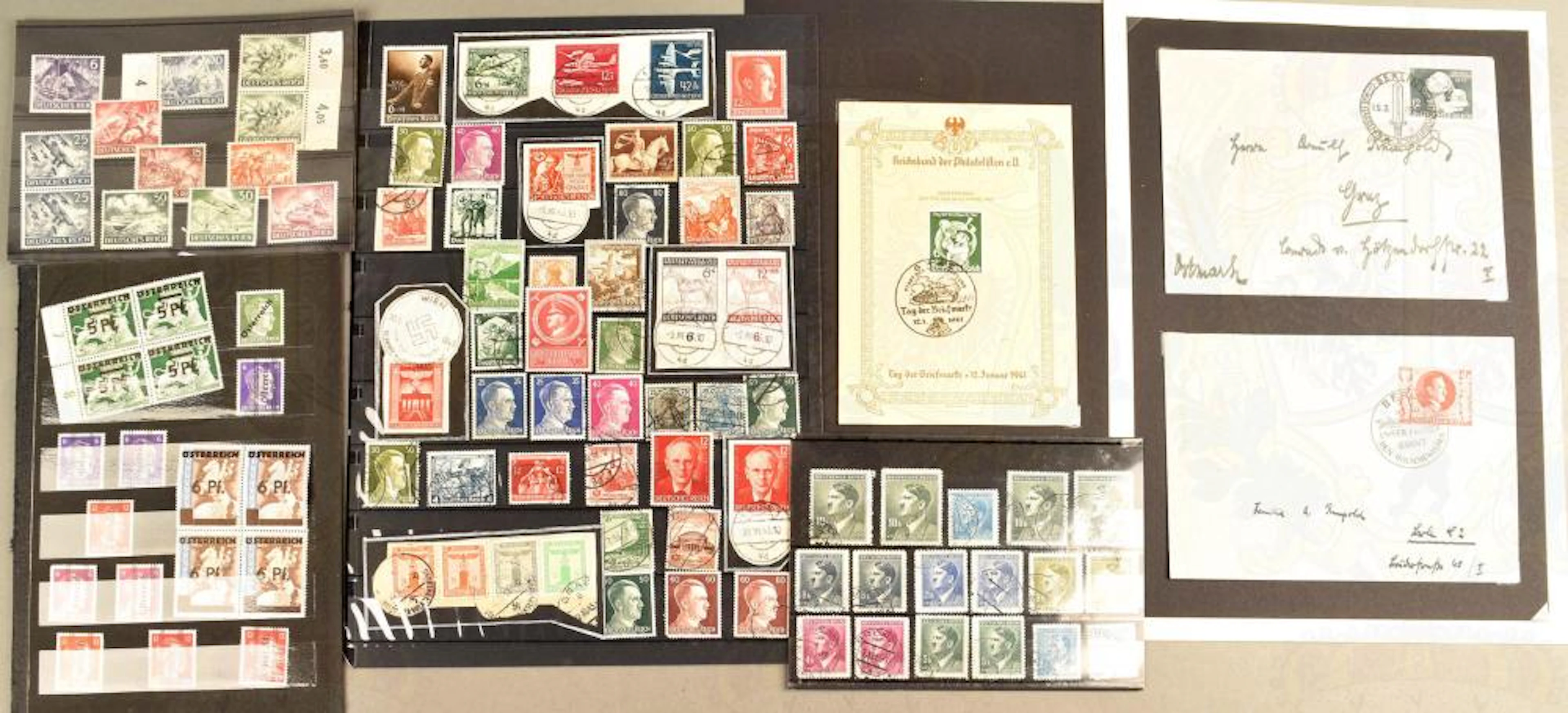 1700 POSTAL STAMPS THIRD REICH 1933-1944